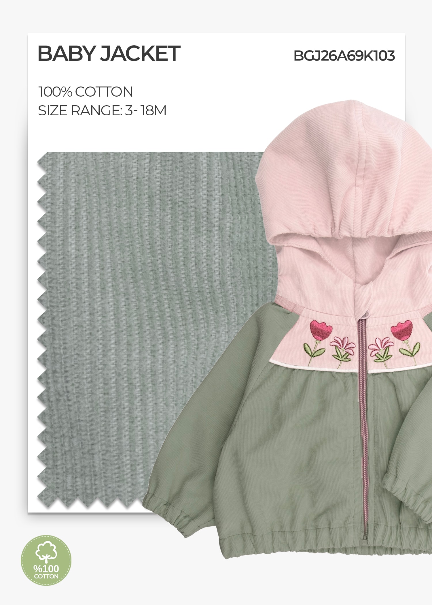 Desert Sage Baby Jacket