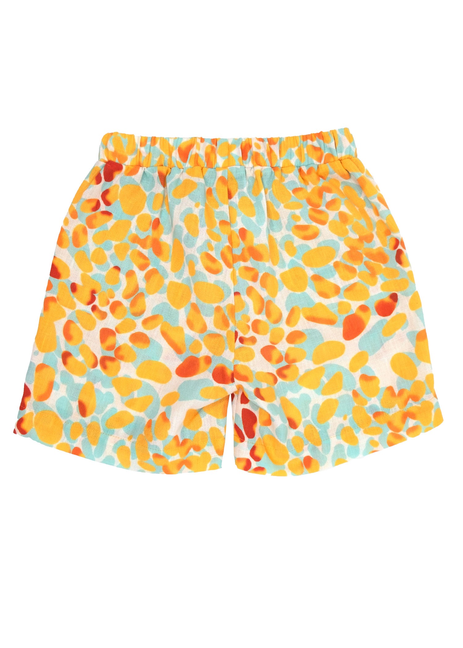 Colorful Thin Woven Summer Little Girl Shorts