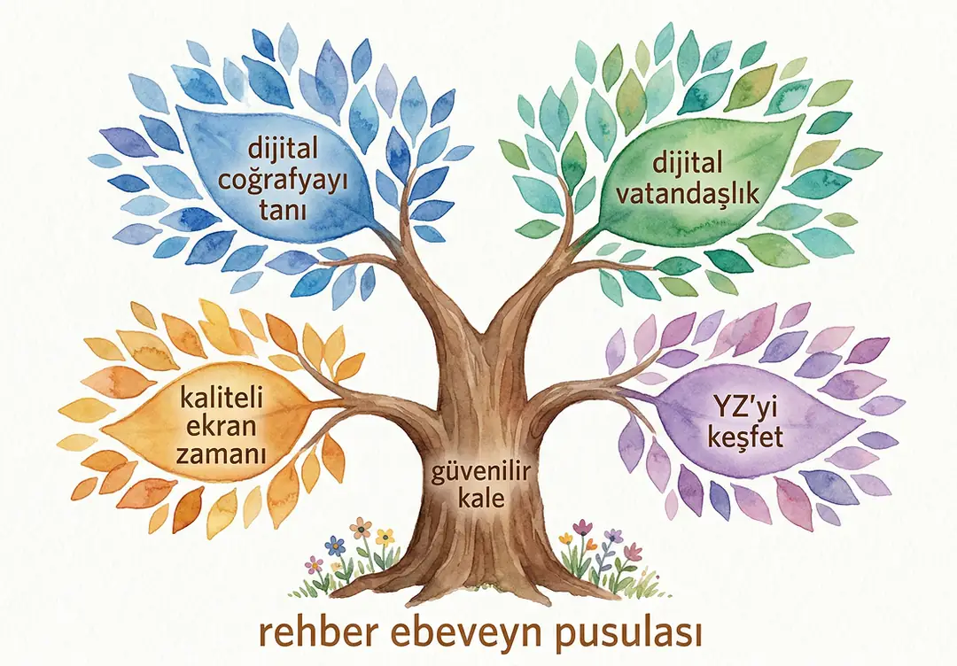 Dijital dünya'da çocuğunuza bir pusula olabilirsiniz.