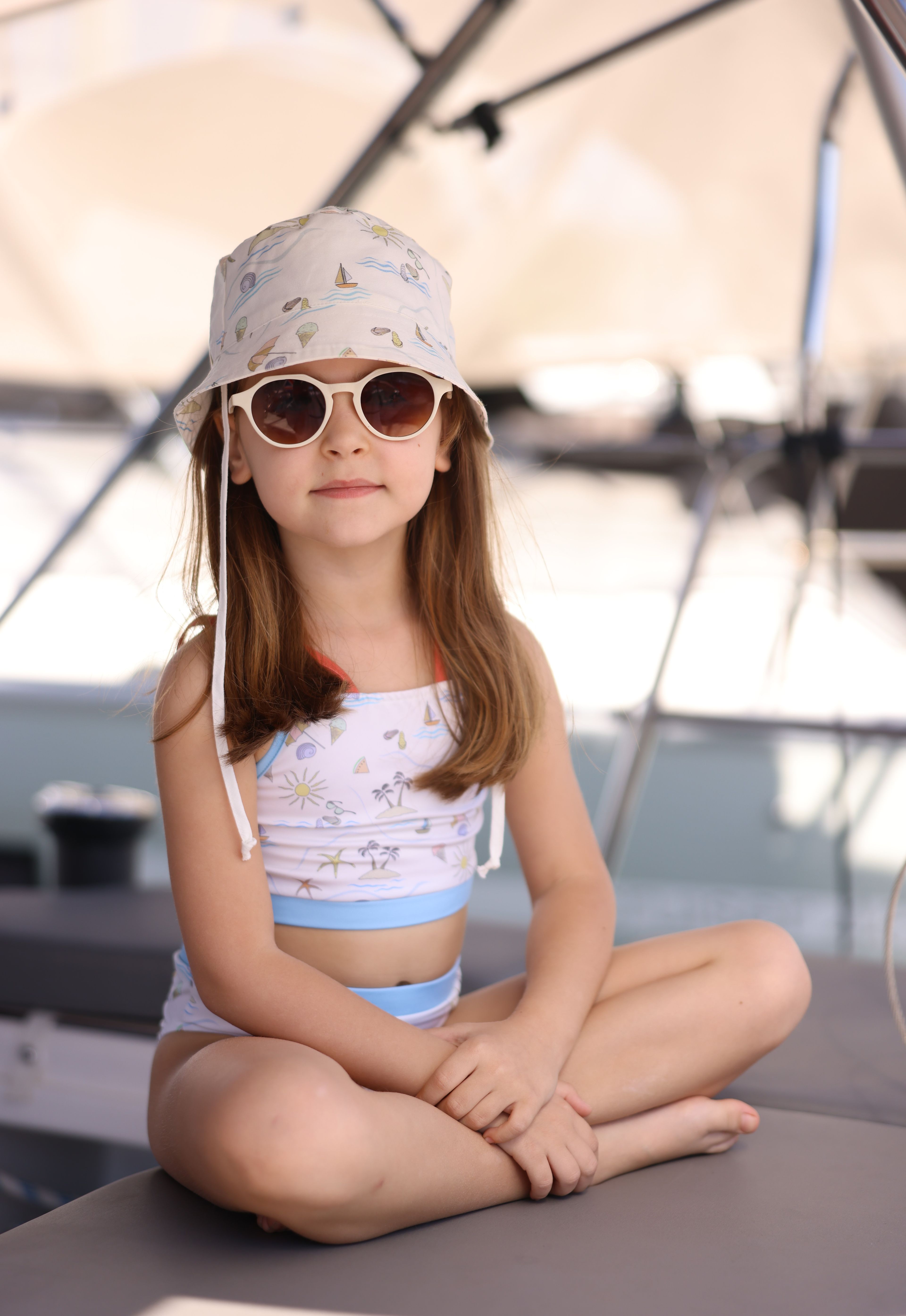 Recycle UV Korumalı Kız Çocuk Bikini