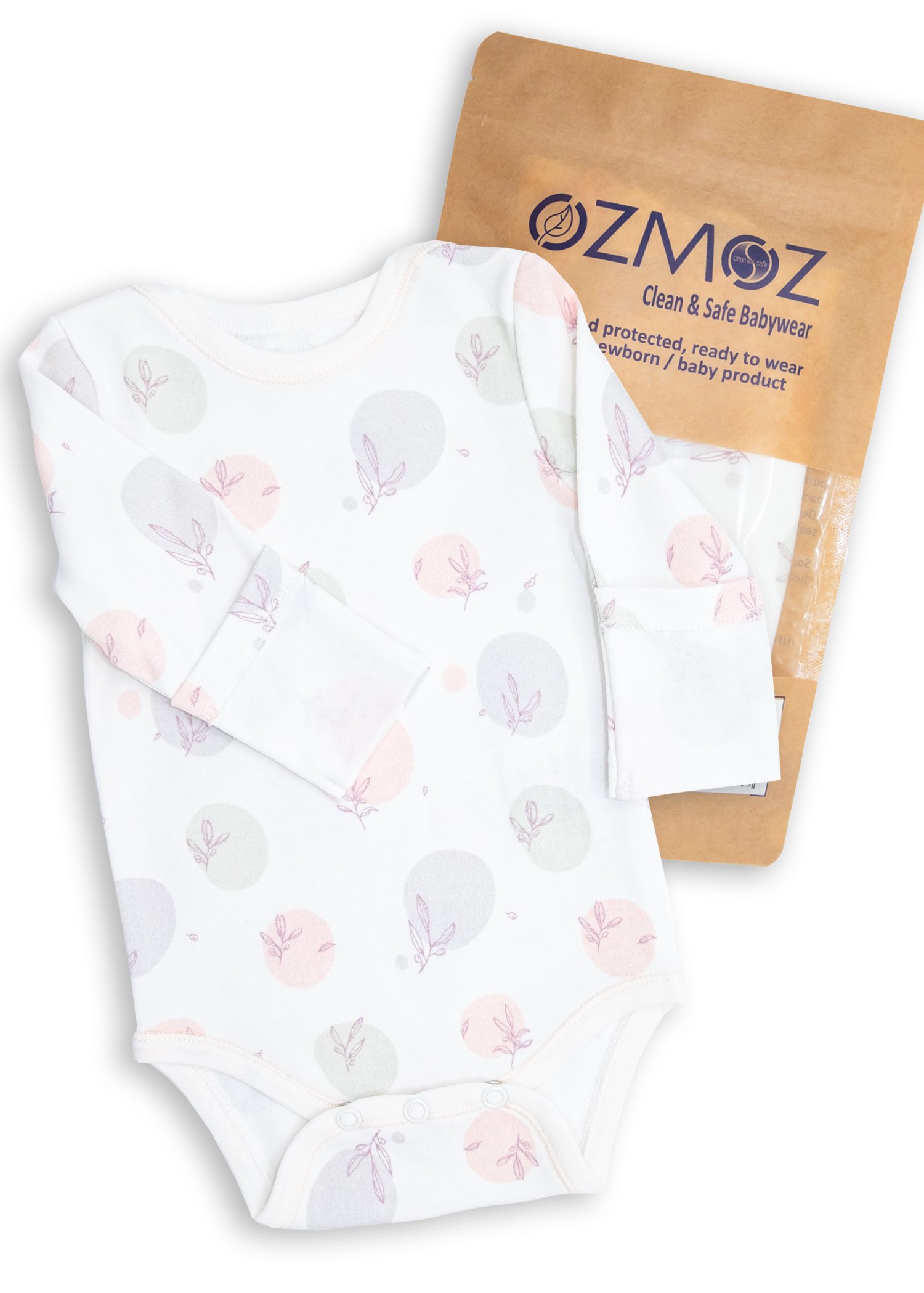 Clean and Safe Sterile Ready to Wear Organic Unisex Baby Body-Bubble