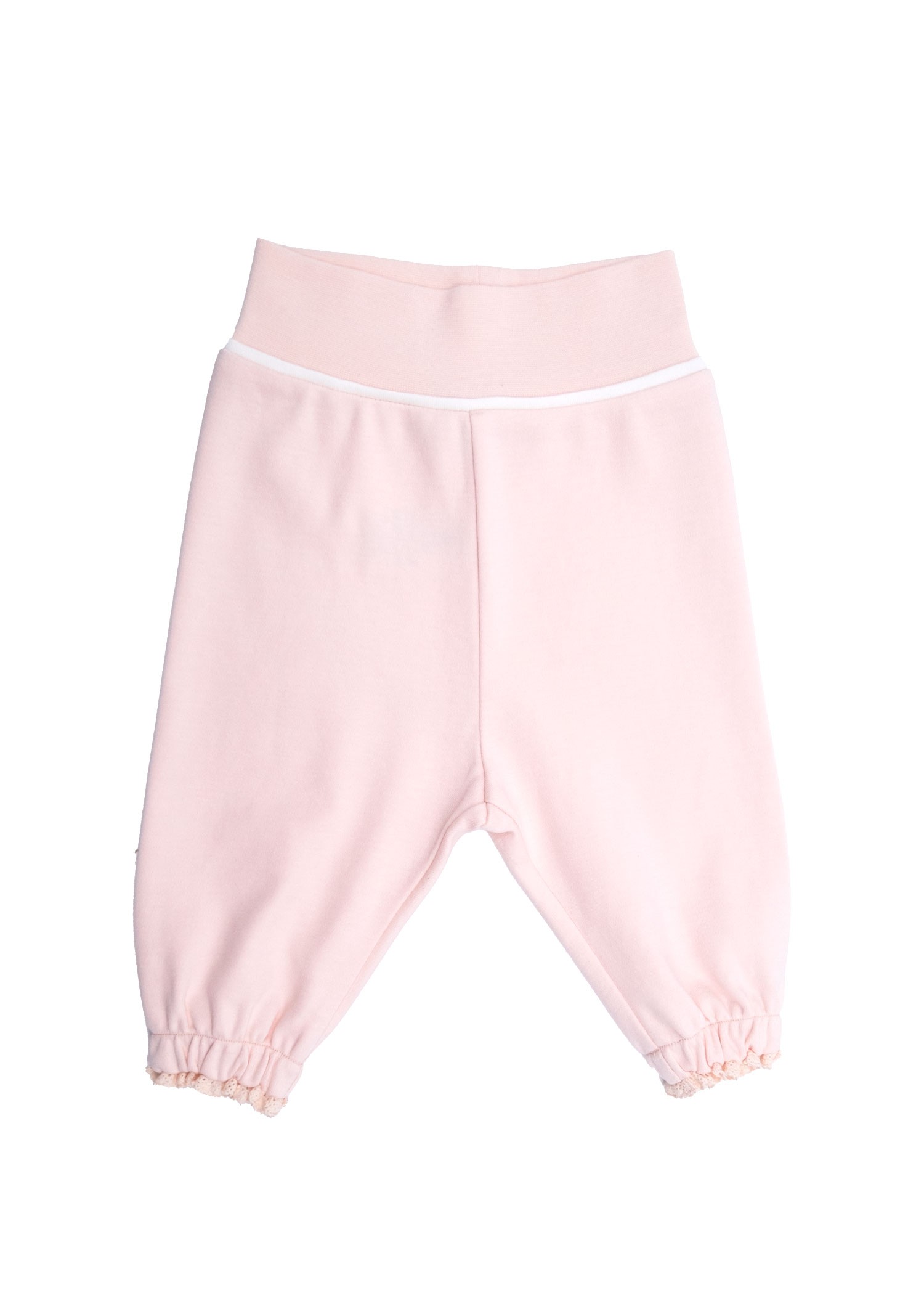 Organic Cloud Pink Baby Girl Pants