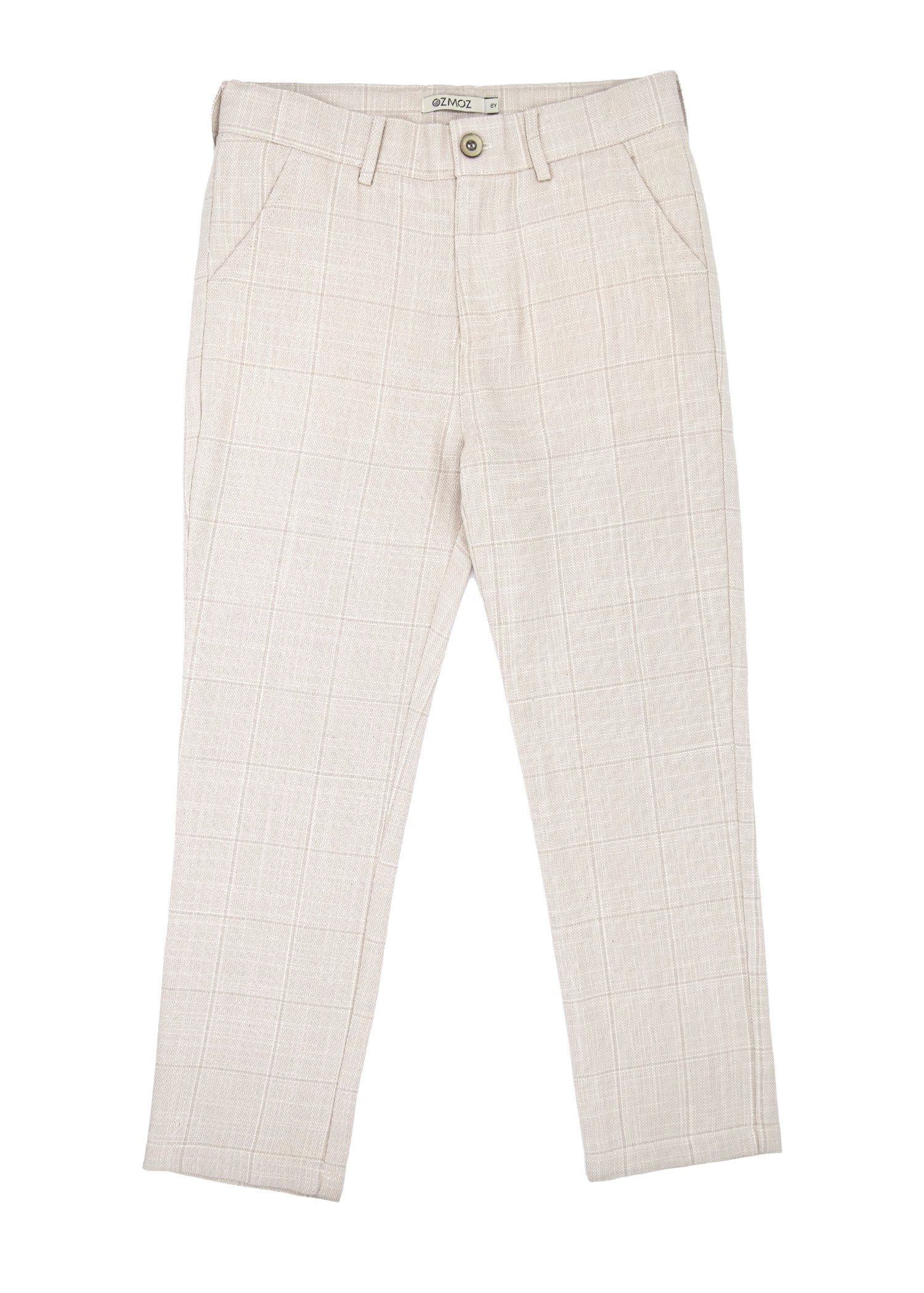 100% Cotton Classic Summer Cream Boys' Trousers