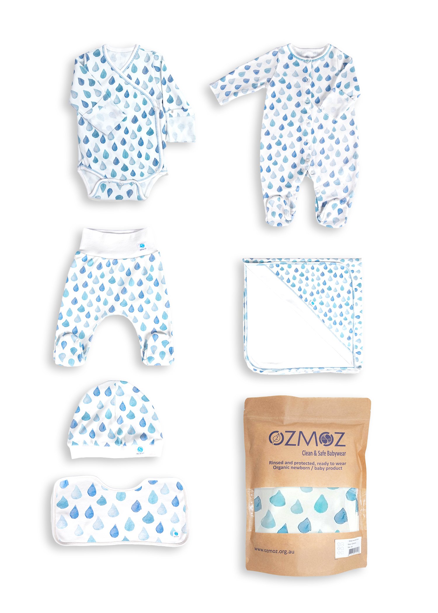 Clean and Safe Sterile Ready-to-Wear Organic Hospital Outlet Set-6 Pieces