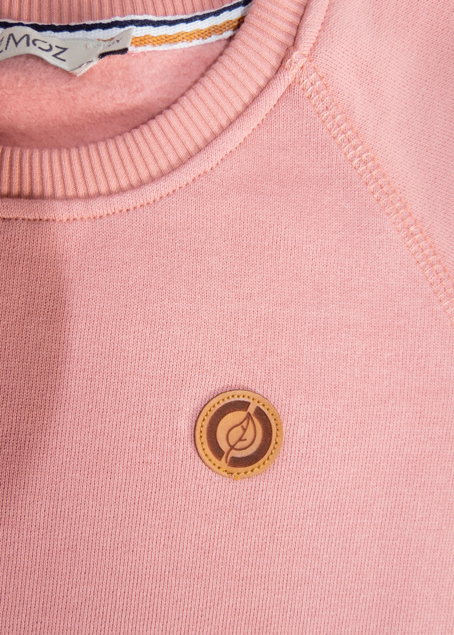 Organik Pembe Kışlık Kız Çocuk Sweatshirt