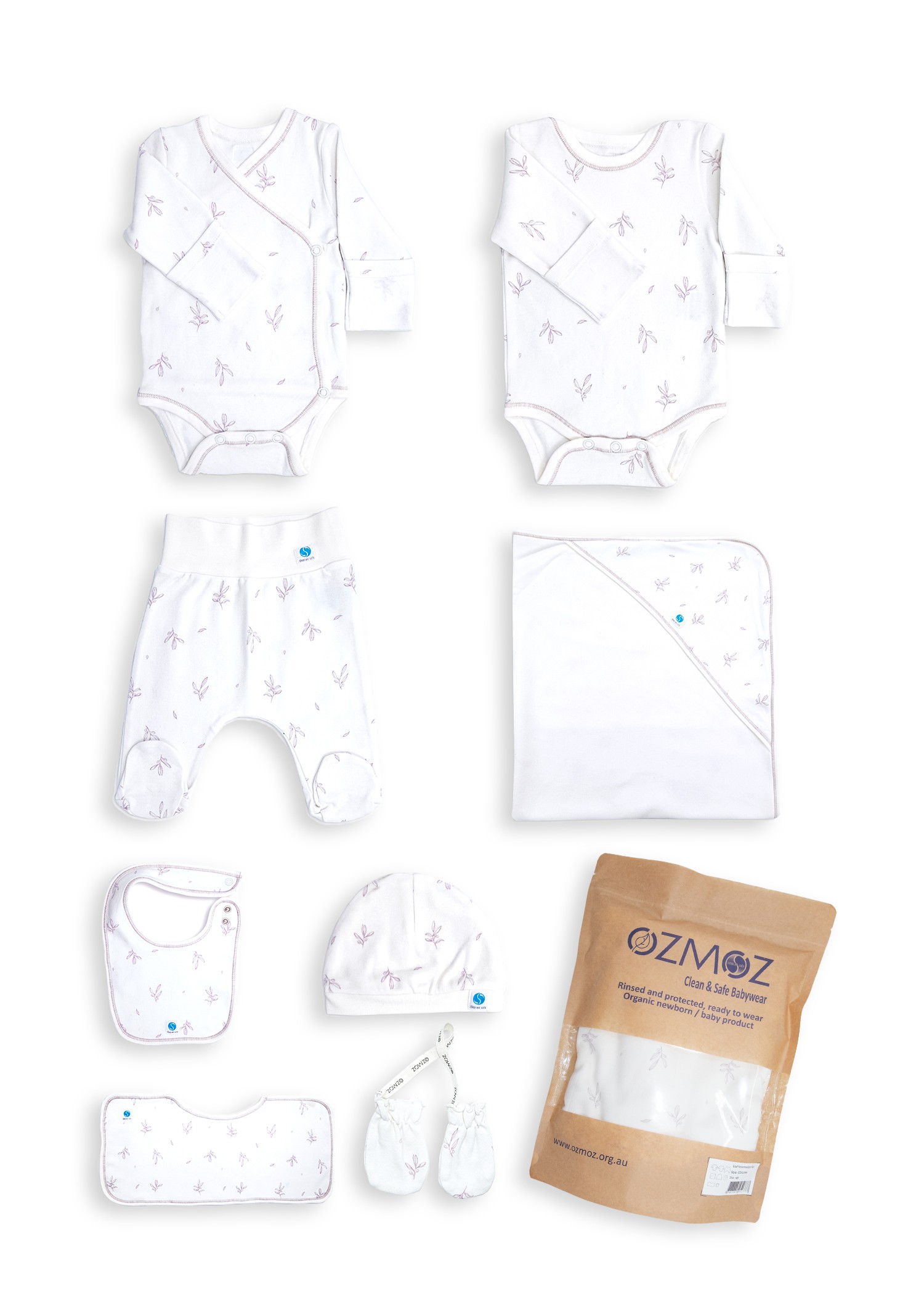 Clean and Safe Sterile Ready-to-Wear Organic Hospital Outlet Set-8 Pieces