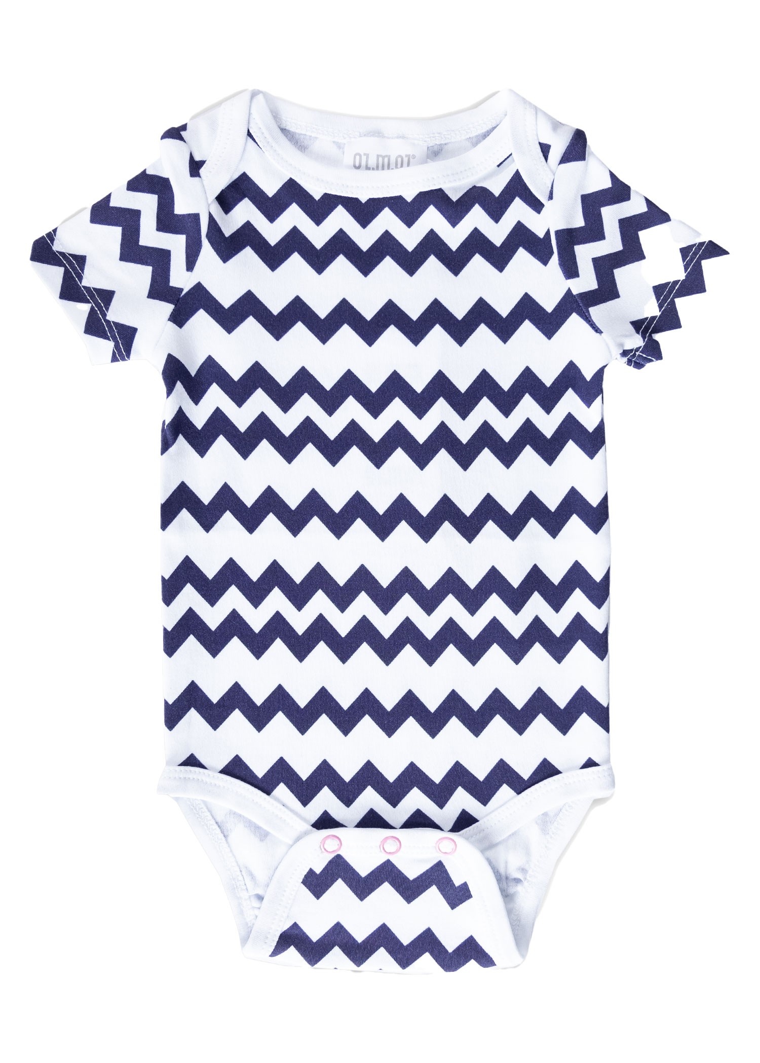 Organic Zigzag Baby Girl Body