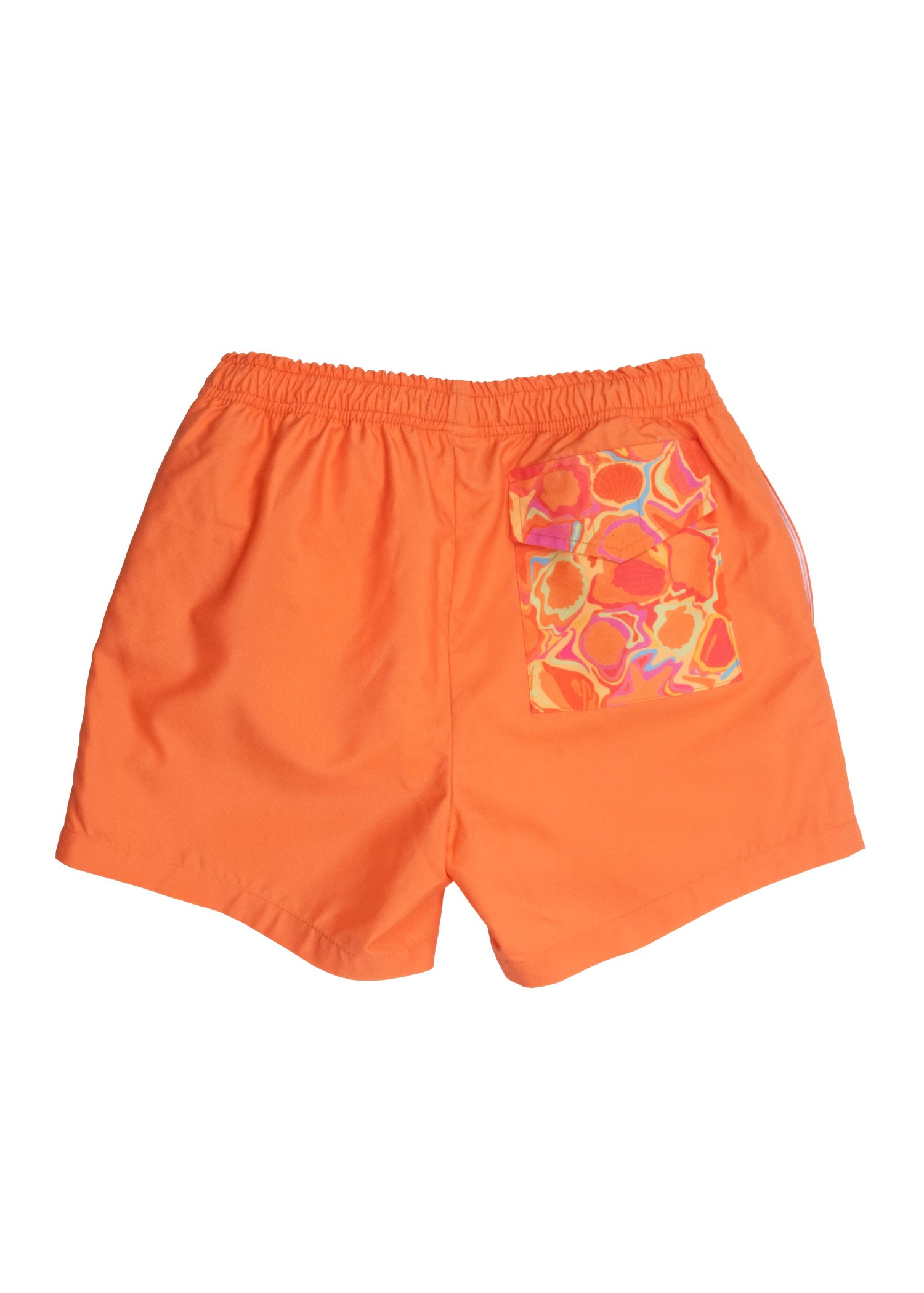 +50 UV Protection Orange Little Boy Shorts Swimsuit