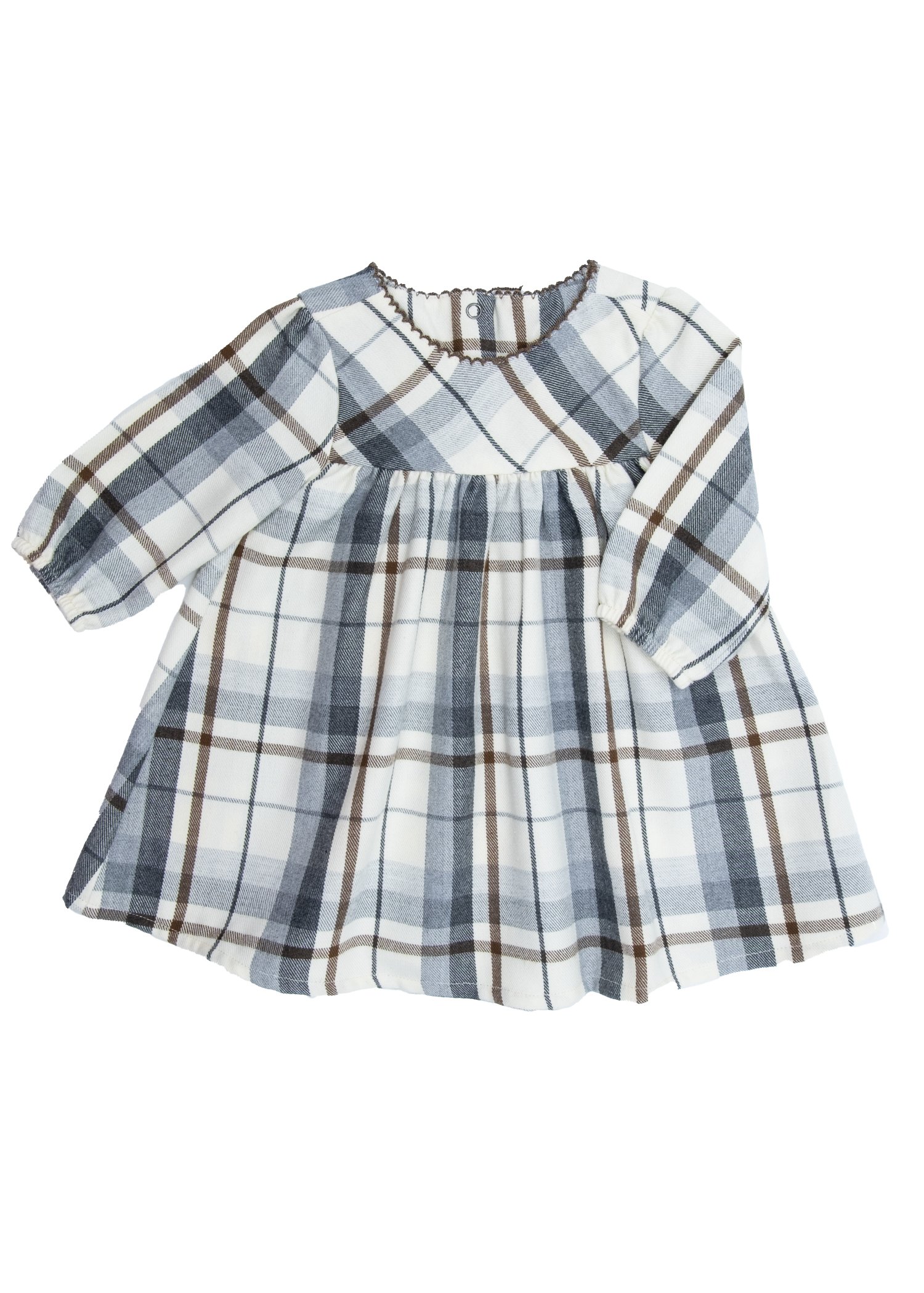 Plaid Roba Winter Girl's Dress