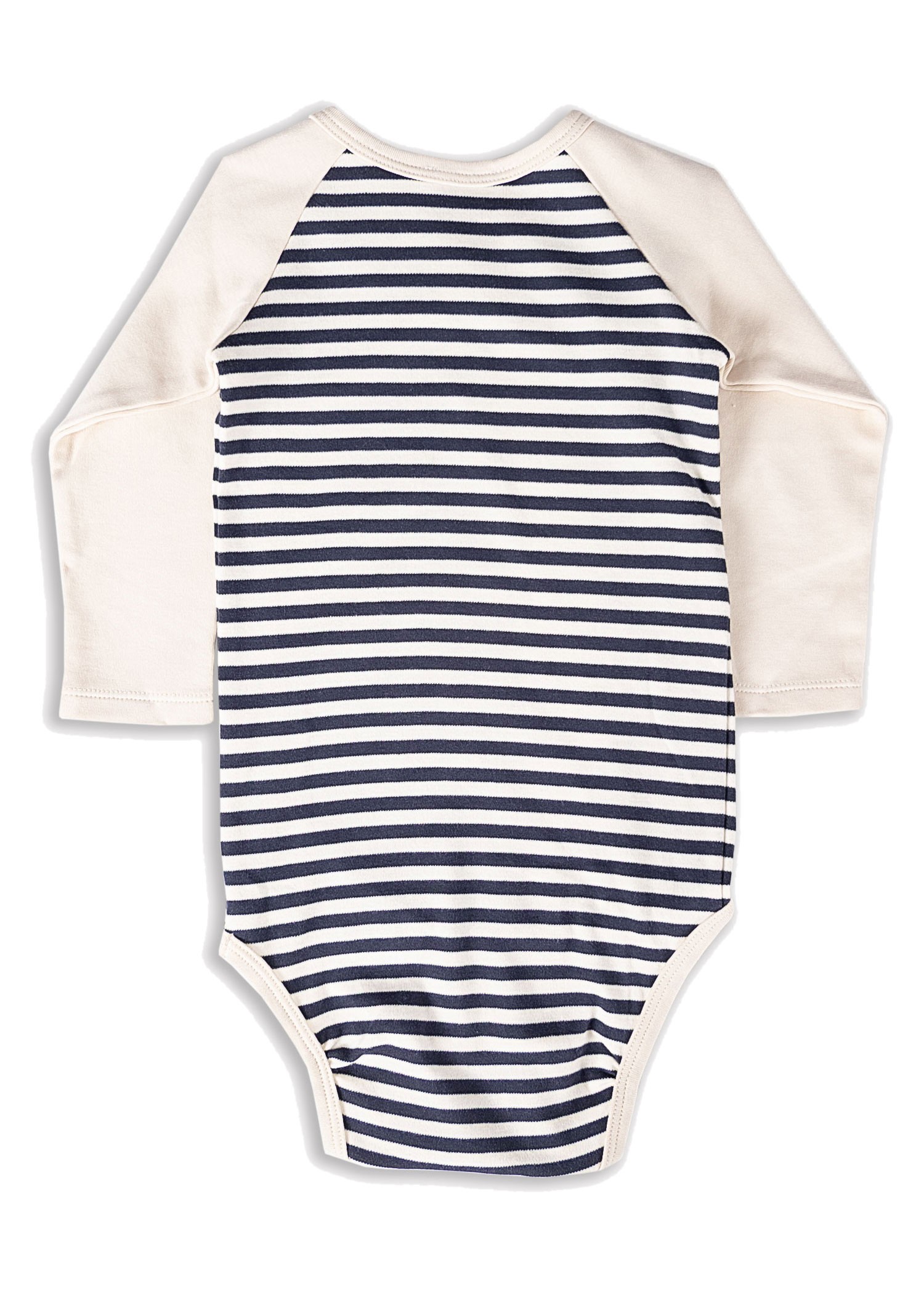 Organic Double Breasted Striped Baby Boy Body