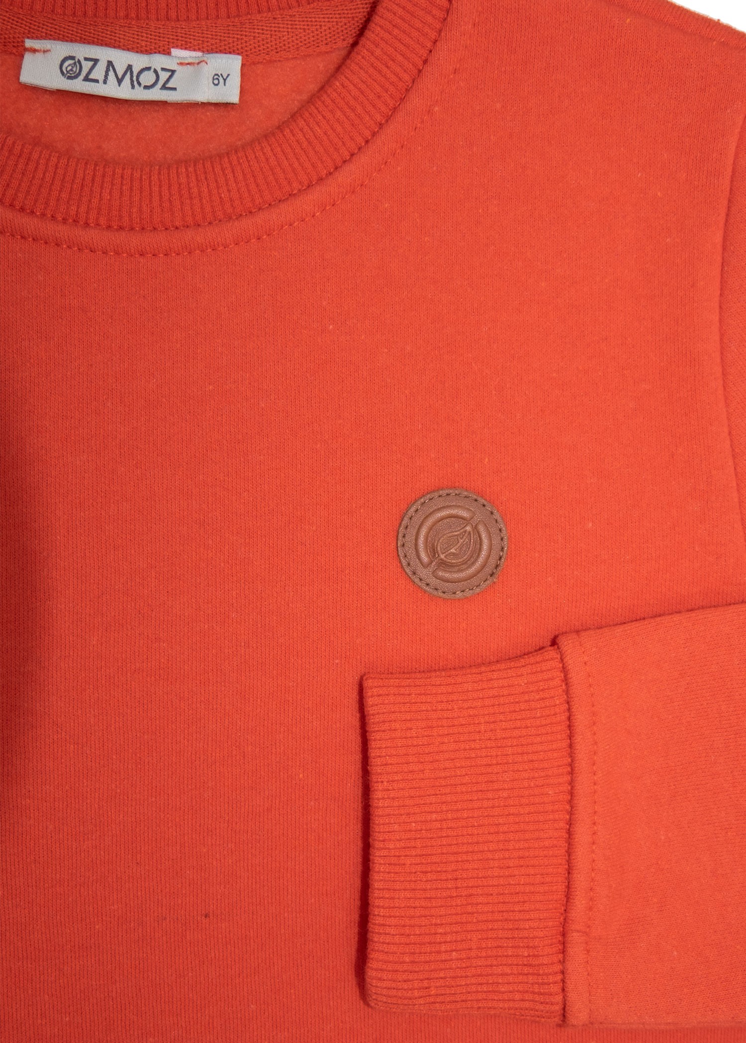 Reborn Recycled Winter Boy Sweatshirt Orange