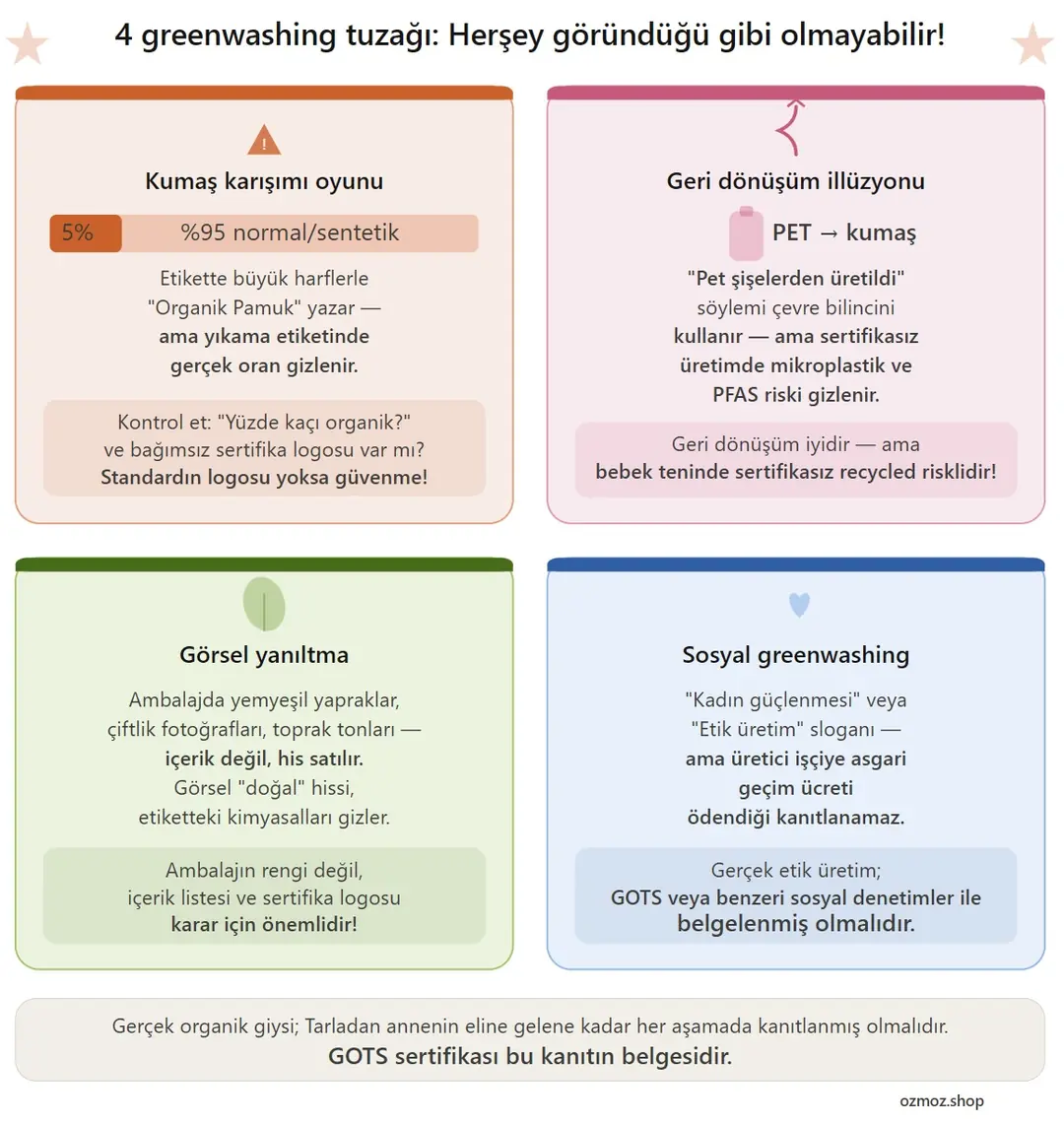 Tuzaklardan sıyrılmak için görsel Greenwashing rehberiniz.