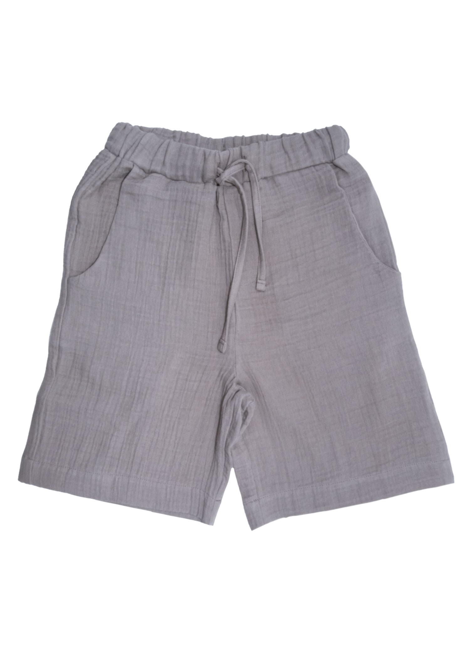 Organic Gray Summer Little Boy Shorts