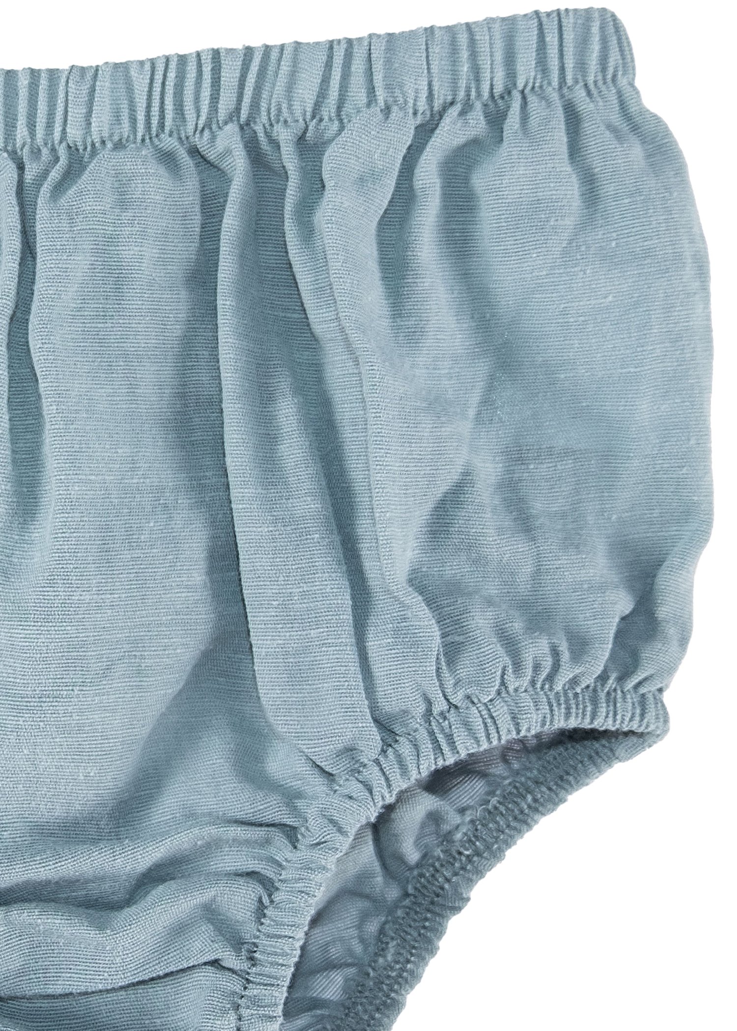 Organik Gri Dokuma Yazlık Unisex Bebek Külot