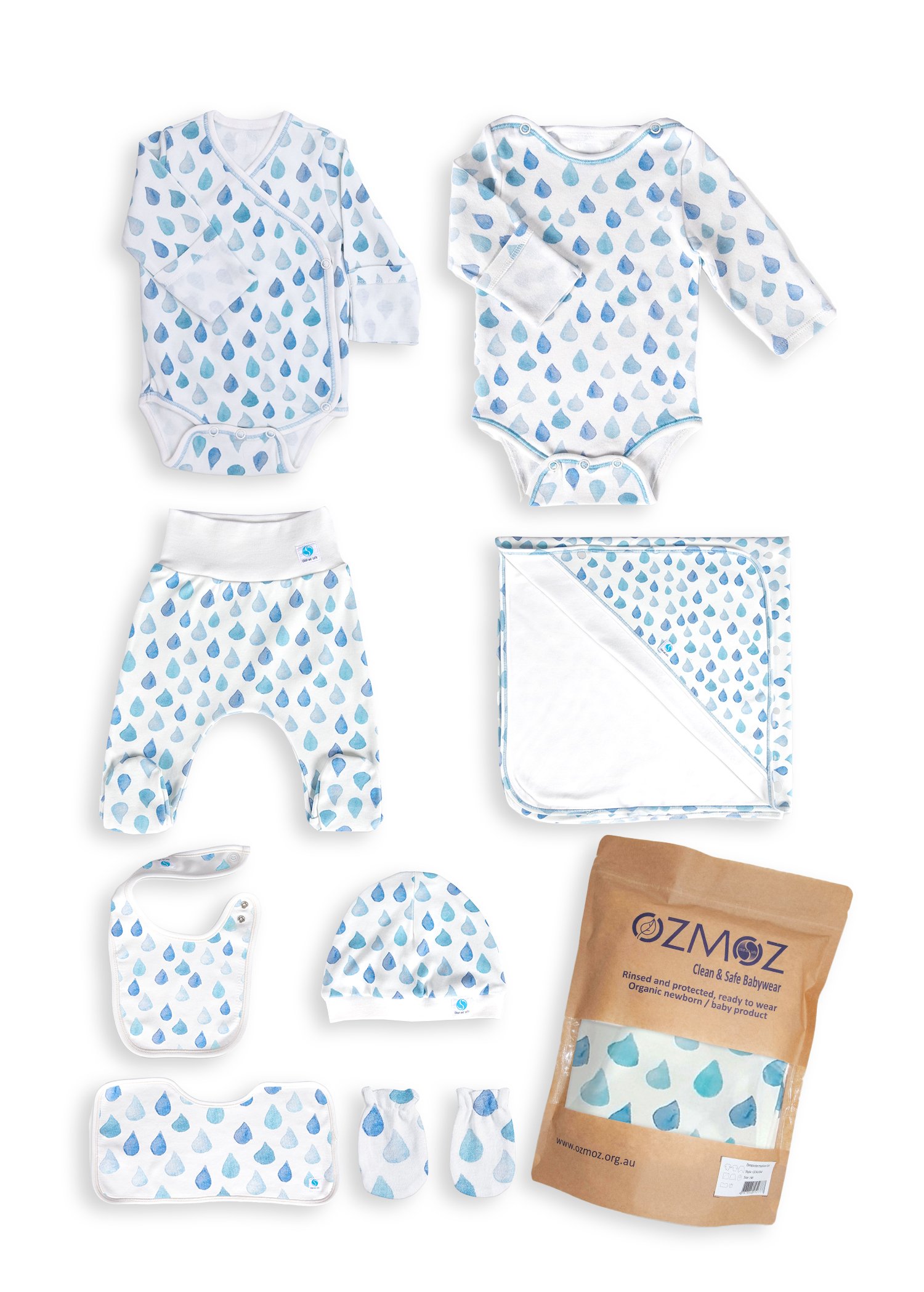 Clean and Safe Sterile Ready-to-Wear Organic Hospital Outlet Set-8 Pieces