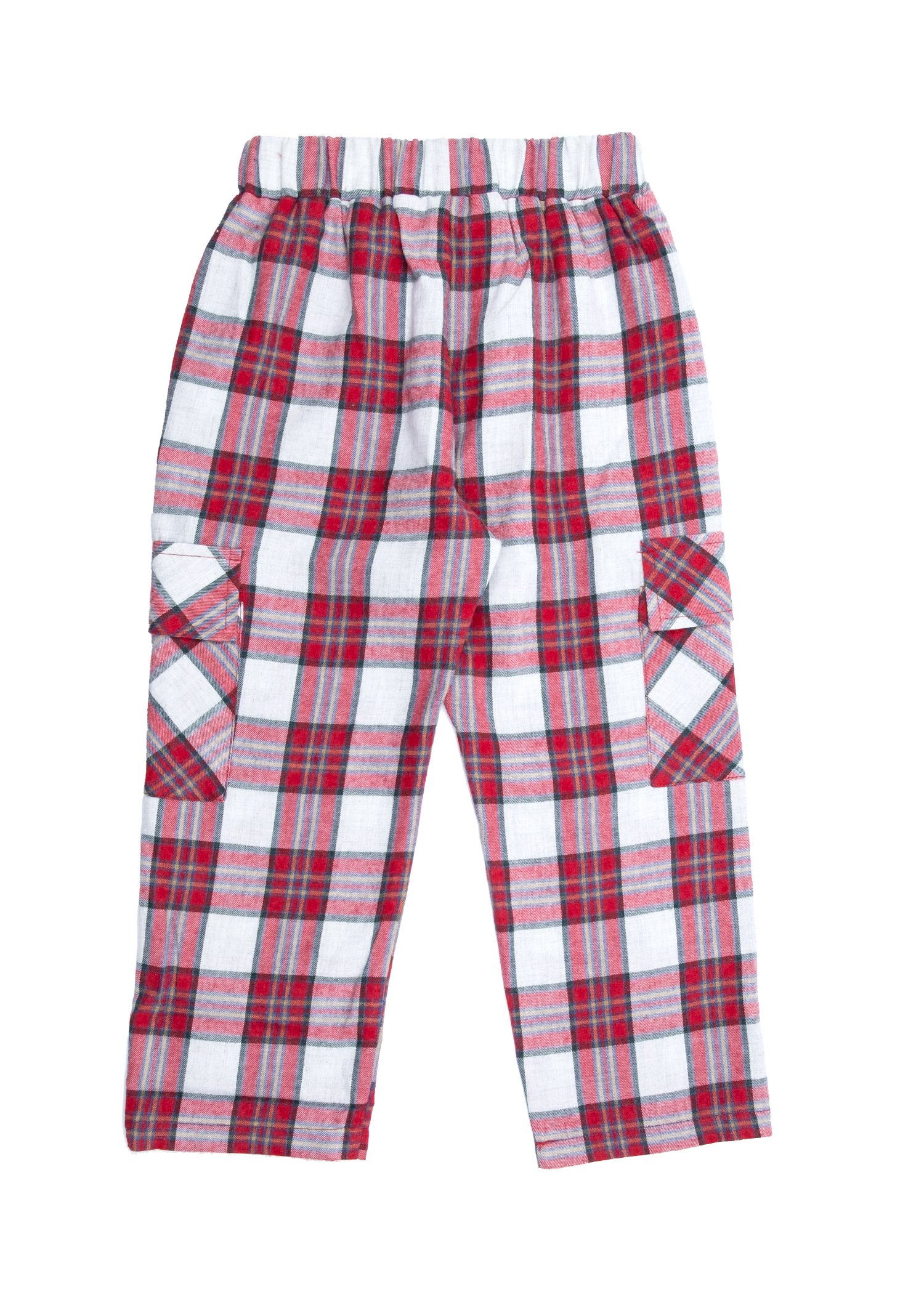 Plaid Red Winter Little Boy Bottom