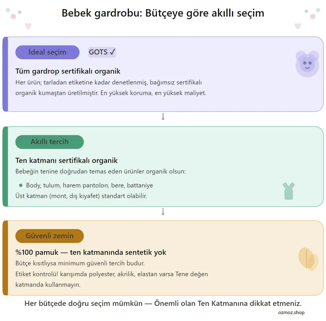 Bebek gardrobunu nasıl belirlemelisiniz? İşte görsel bir rehber.