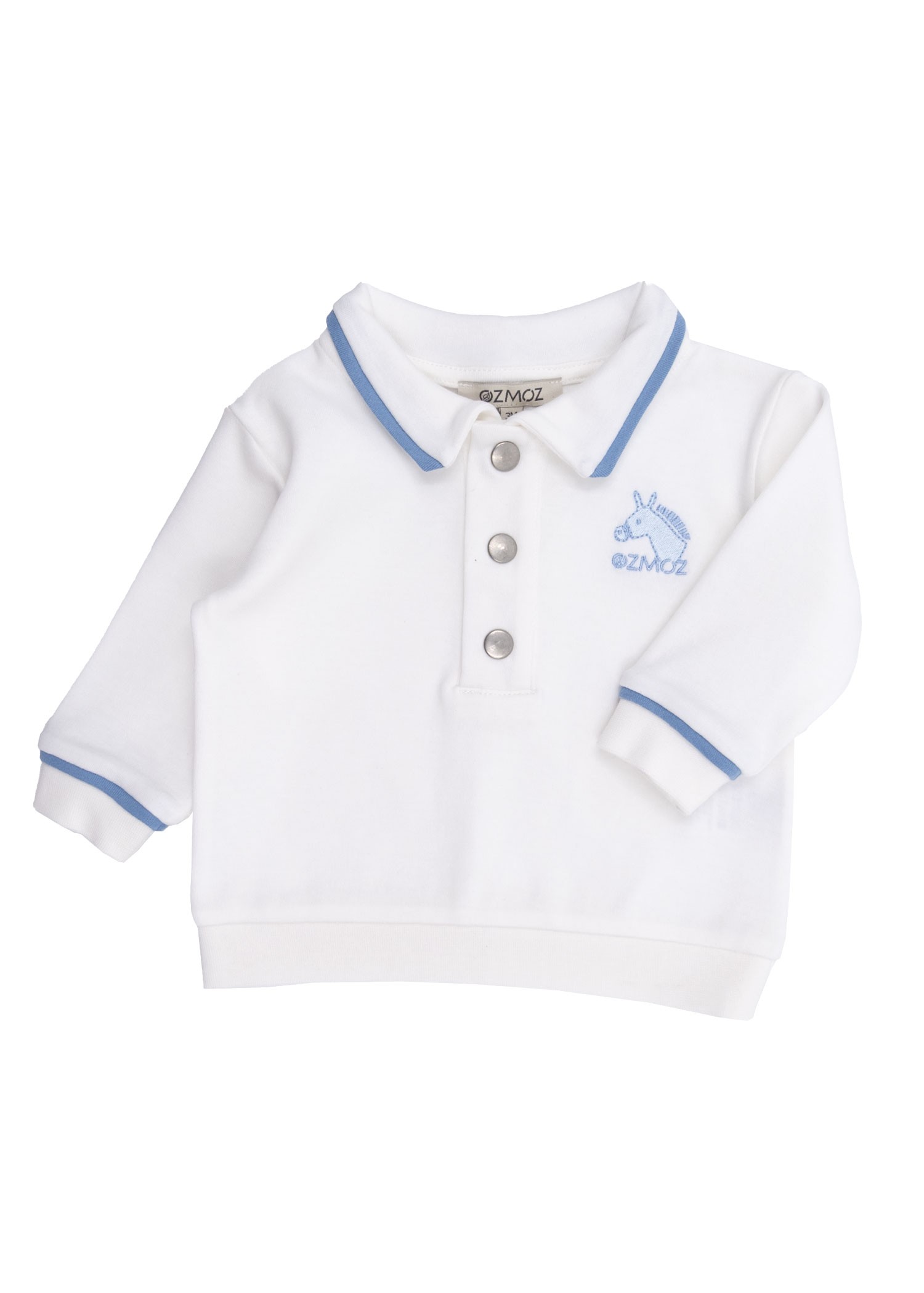 Organic White Baby Boy Top