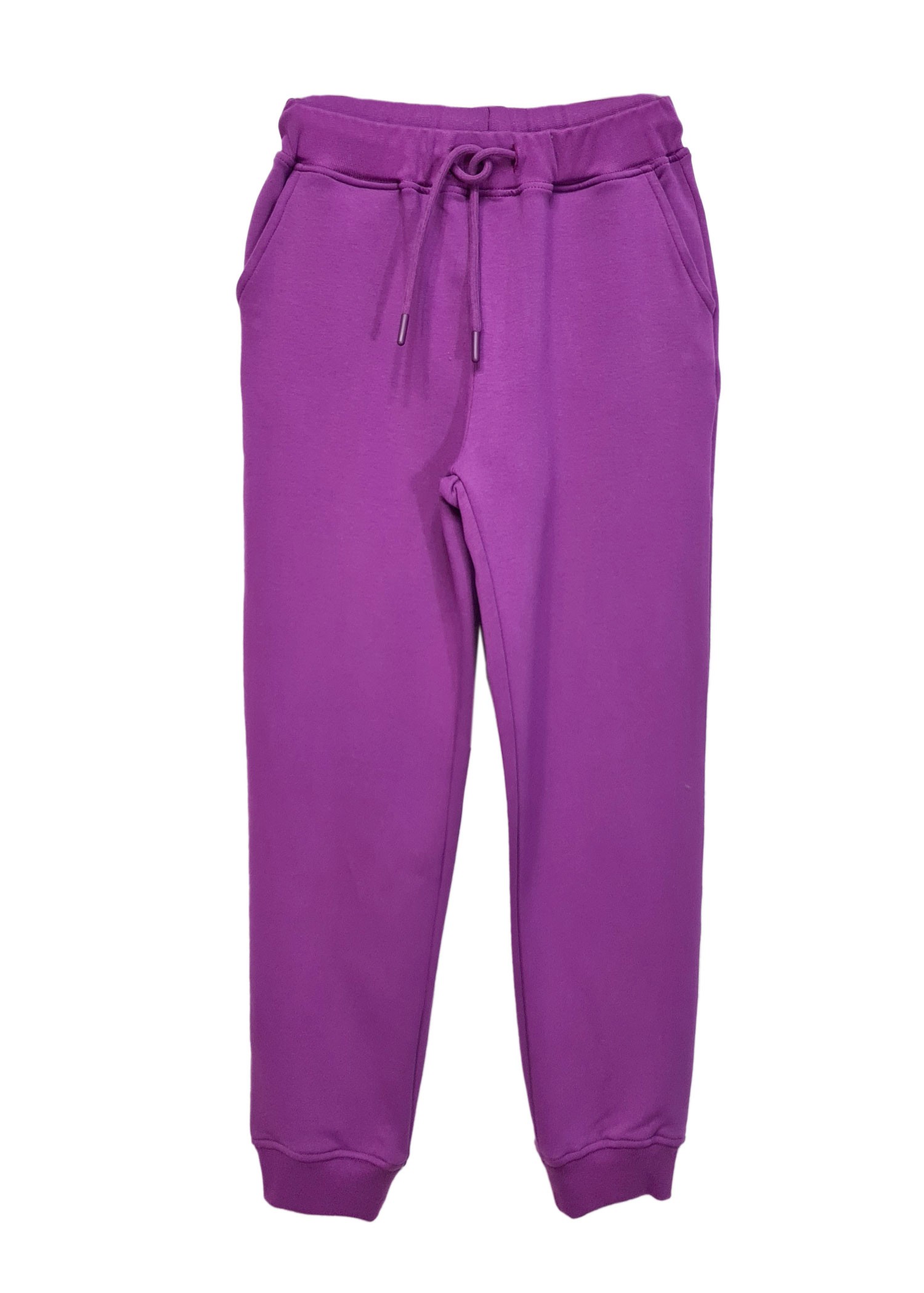 Organic Cotton Bamboo Winter Unisex Kids Sweatpants Purple