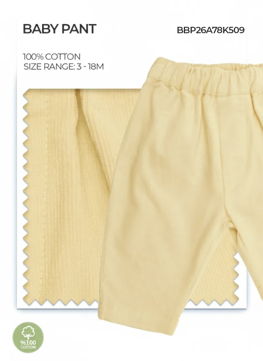 Hay Yellow Baby Boy Pants