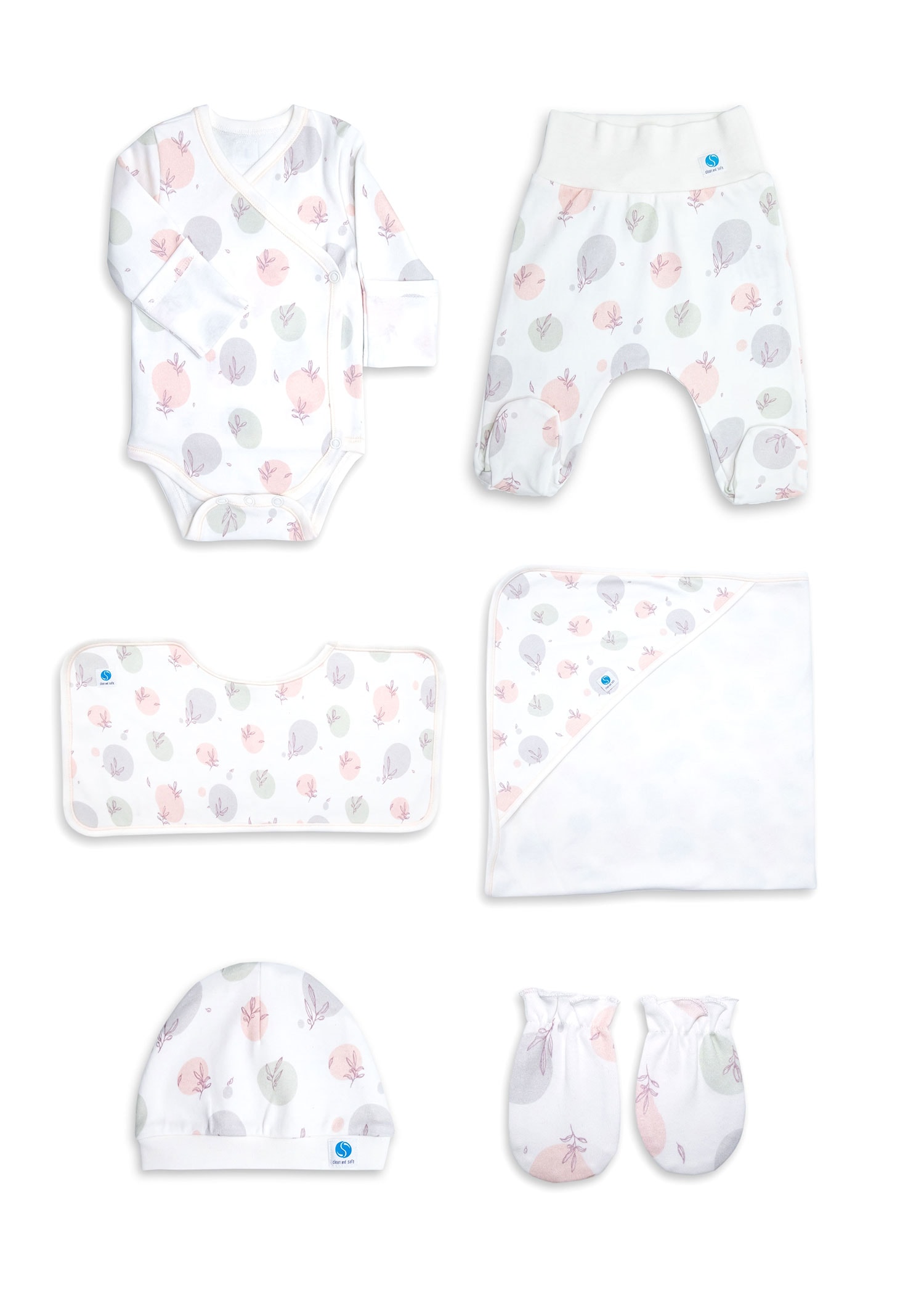 Clean and Safe Sterile Ready-to-Wear Organic Hospital Set-6 Piece