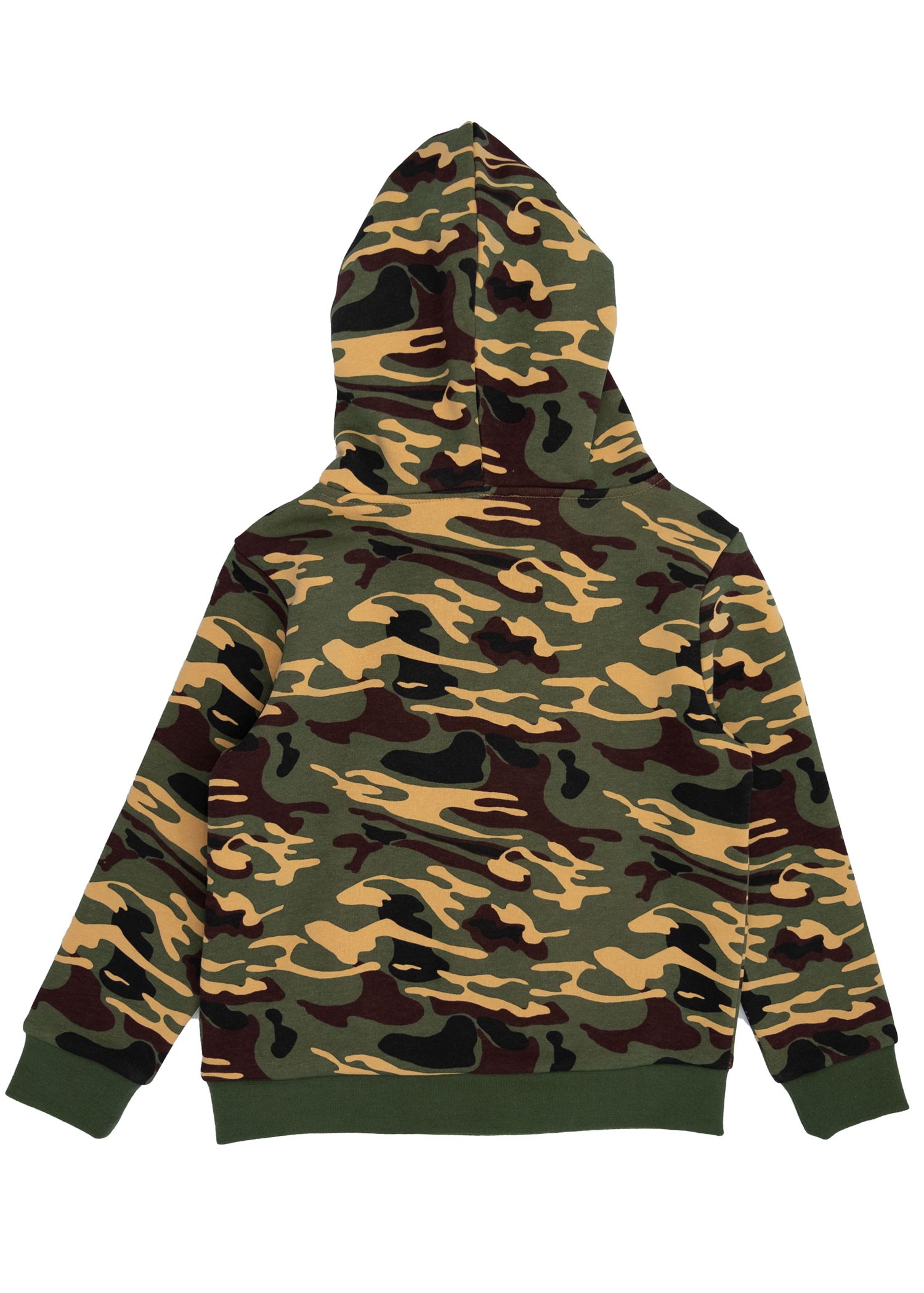 Raised Camouflage Pattern Winter Boys Tracksuit Set