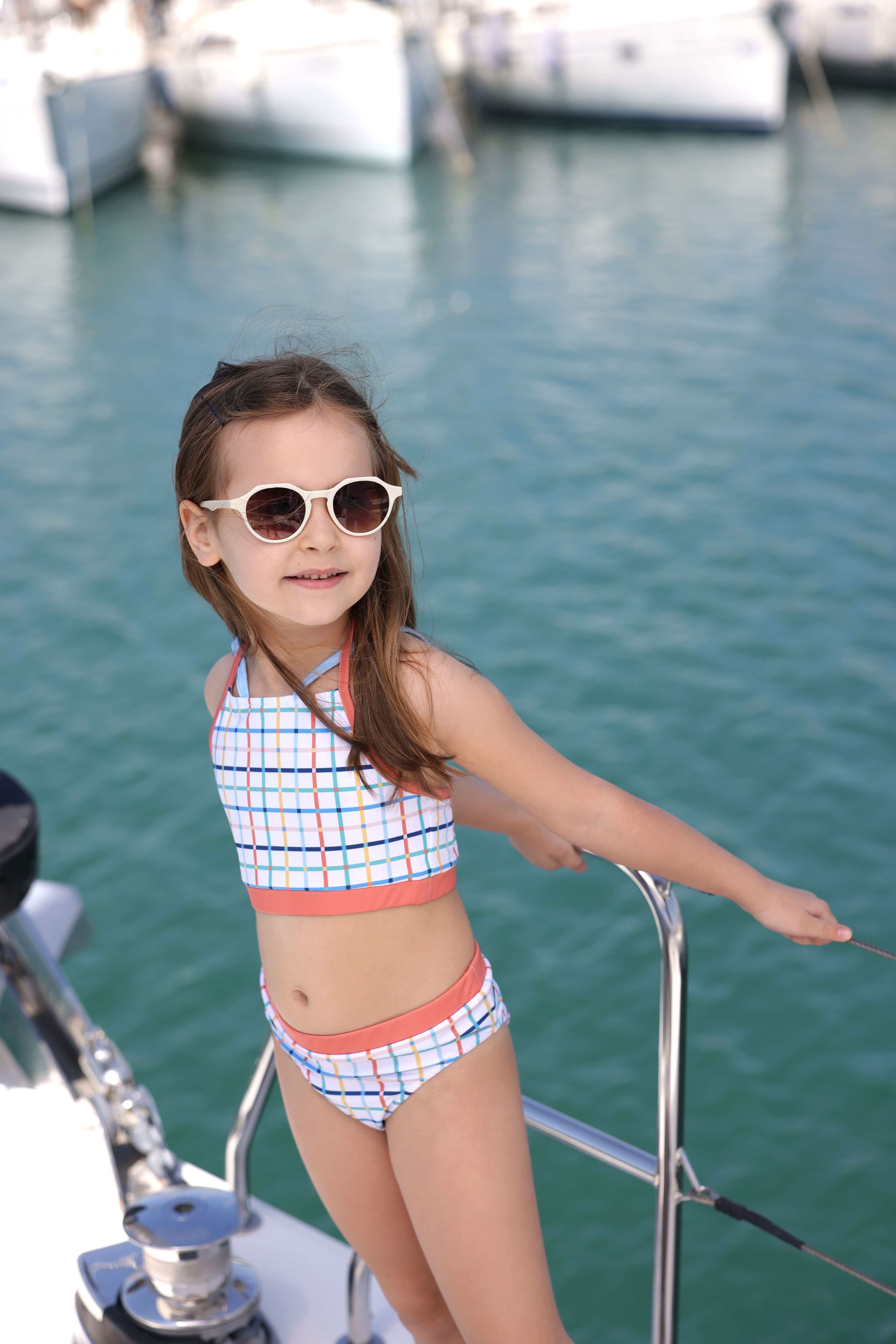 Recycle UV Korumalı Kız Çocuk Bikini