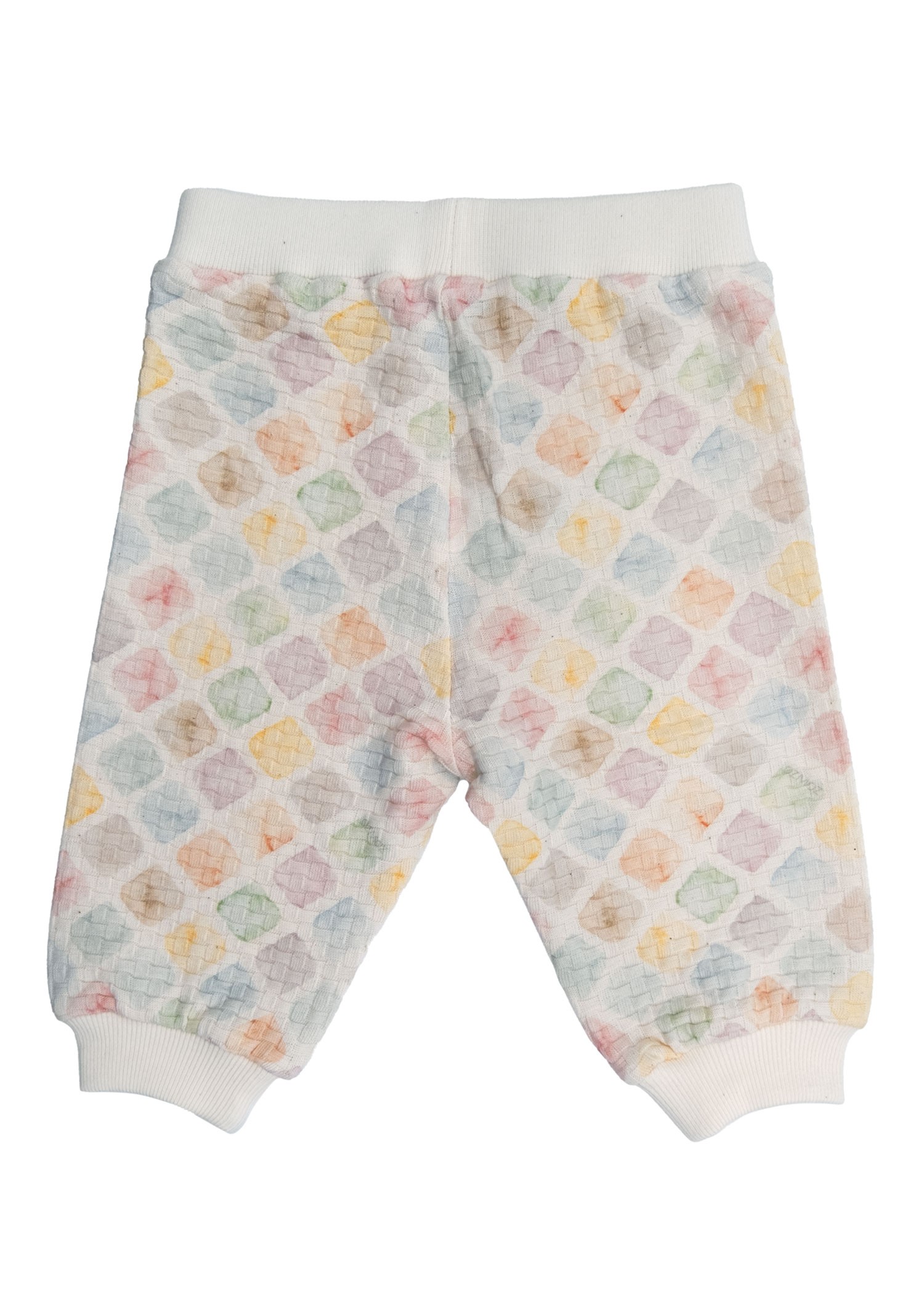 Organic Shape Patterned Spring Cloth Unisex Baby Bottom