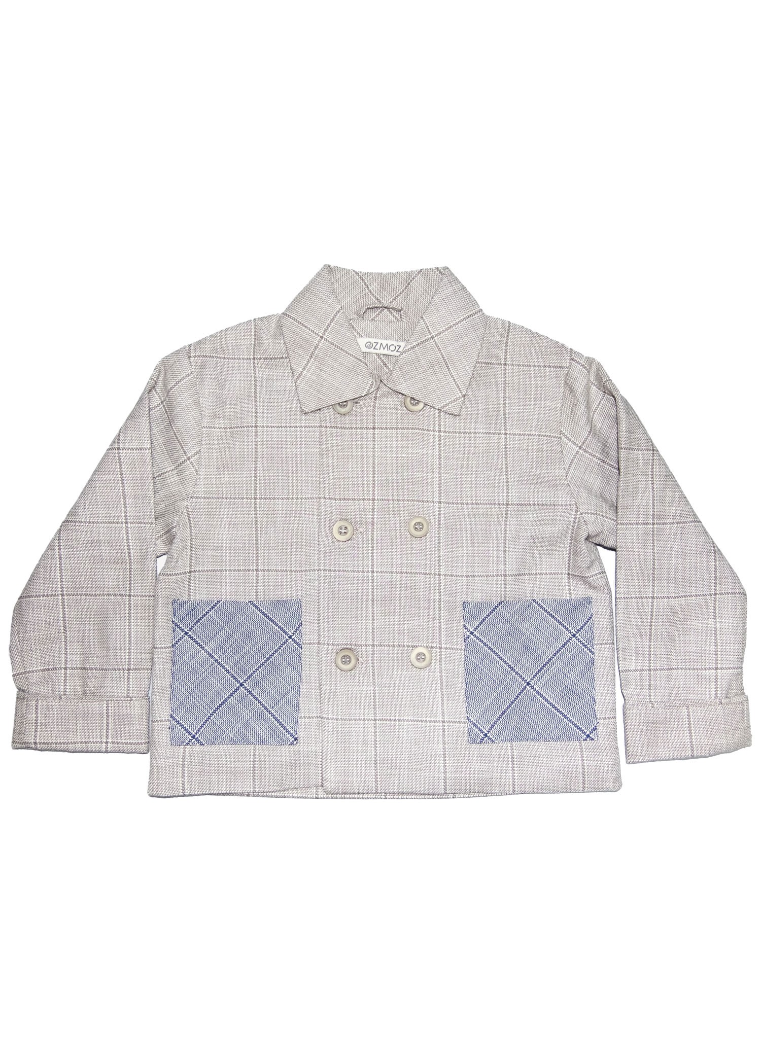 Classic Plaid Winter/Spring Baby Boy Suit (Cream)