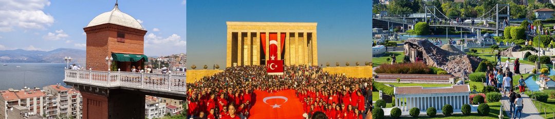 İzmir tarihi asansör, Ankara Anıtkabir🧡, İstanbul miniatürk