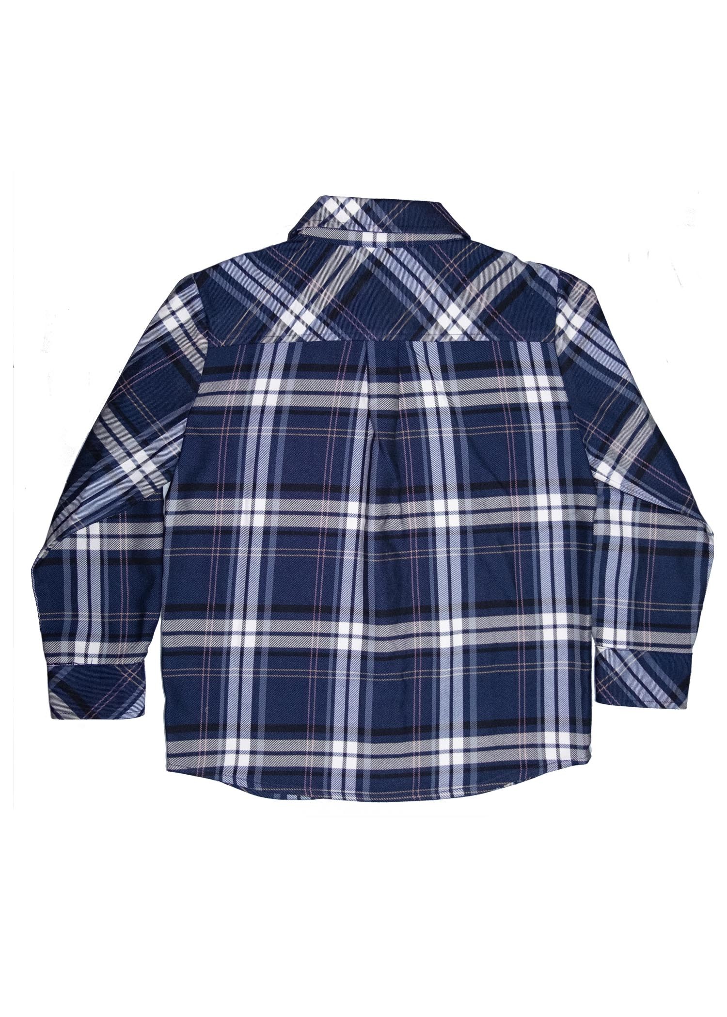 Cotton Lumberjack Winter Boy Shirt Blue