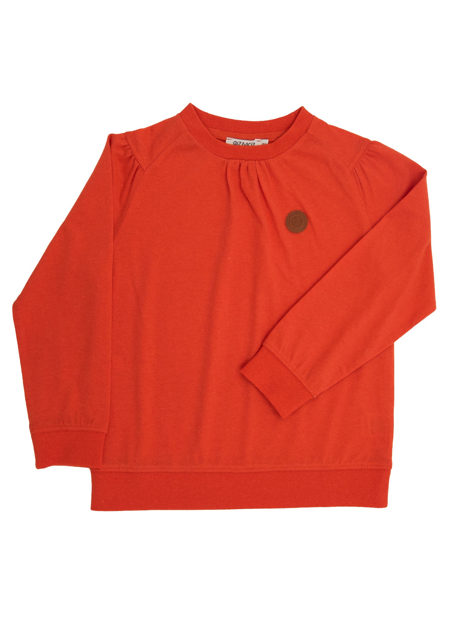 Reborn Thin Fabric Orange Spring Girl's Sweatshirt