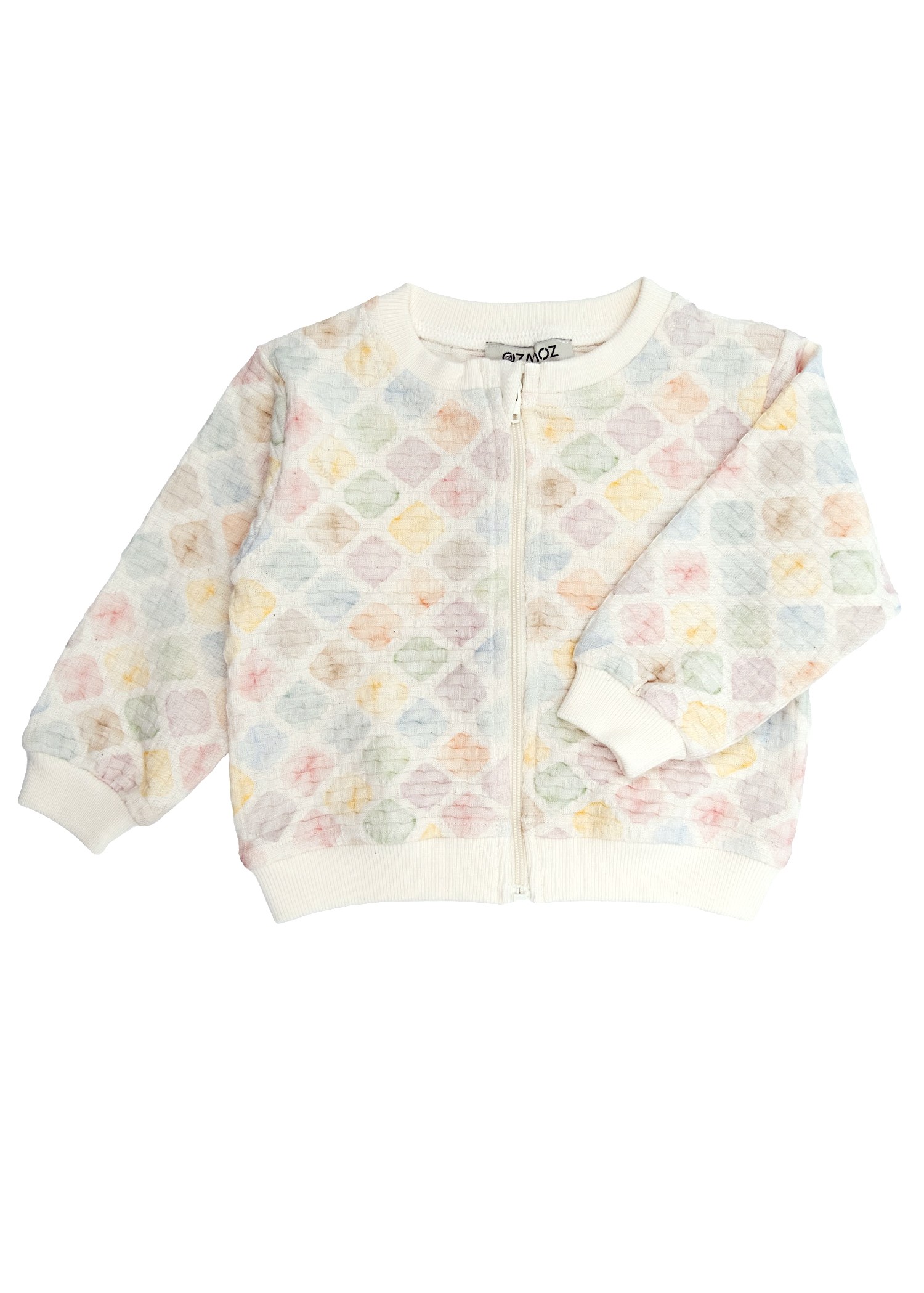 Organic Shaped Zippered Spring Baby Girl Jacket