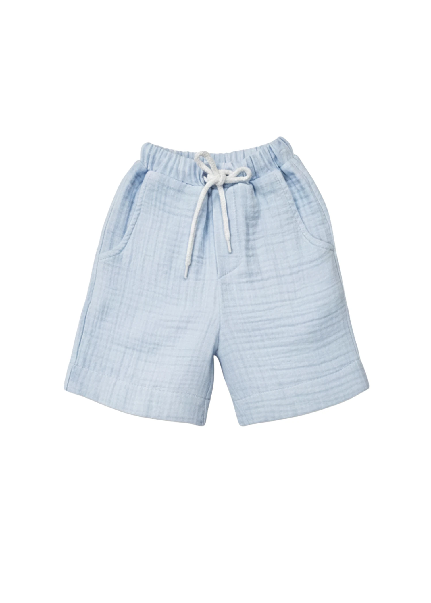100% Cotton 4-Layer Muslin Spring Toddler Boys’ Shorts