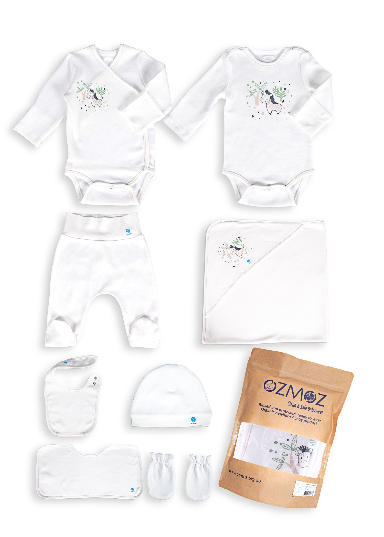 Clean and Safe Sterile Ready-to-Wear Organic Hospital Outlet Set-8 Pieces