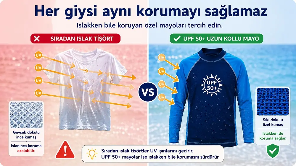 Giydirdiğiniz her giysi çocuğunuzu korumayabilir.