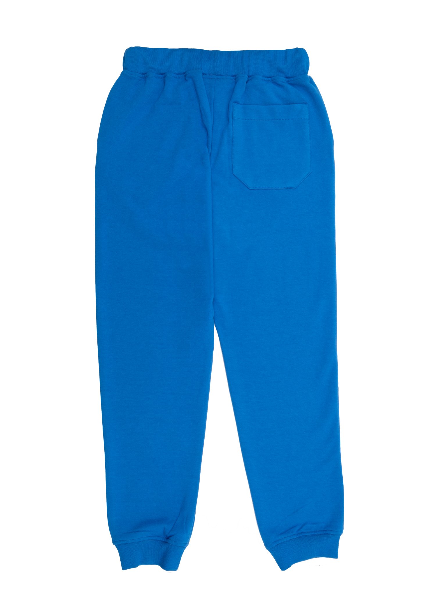 Bamboo Fabric Raised Saks Blue Winter Boys' Sweatpants