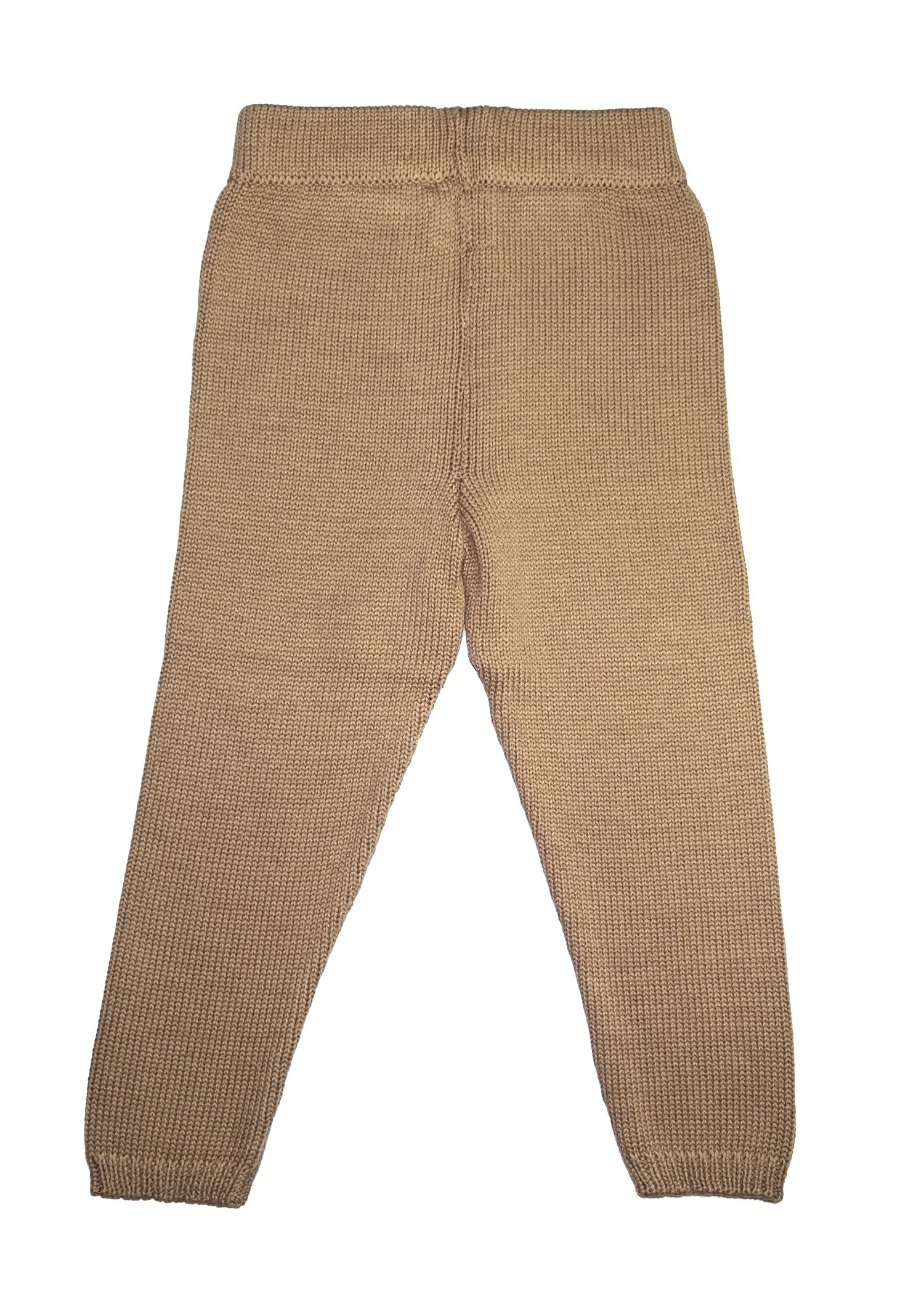 Organic Cotton Winter Brown Unisex Little Kids Knitwear Trousers