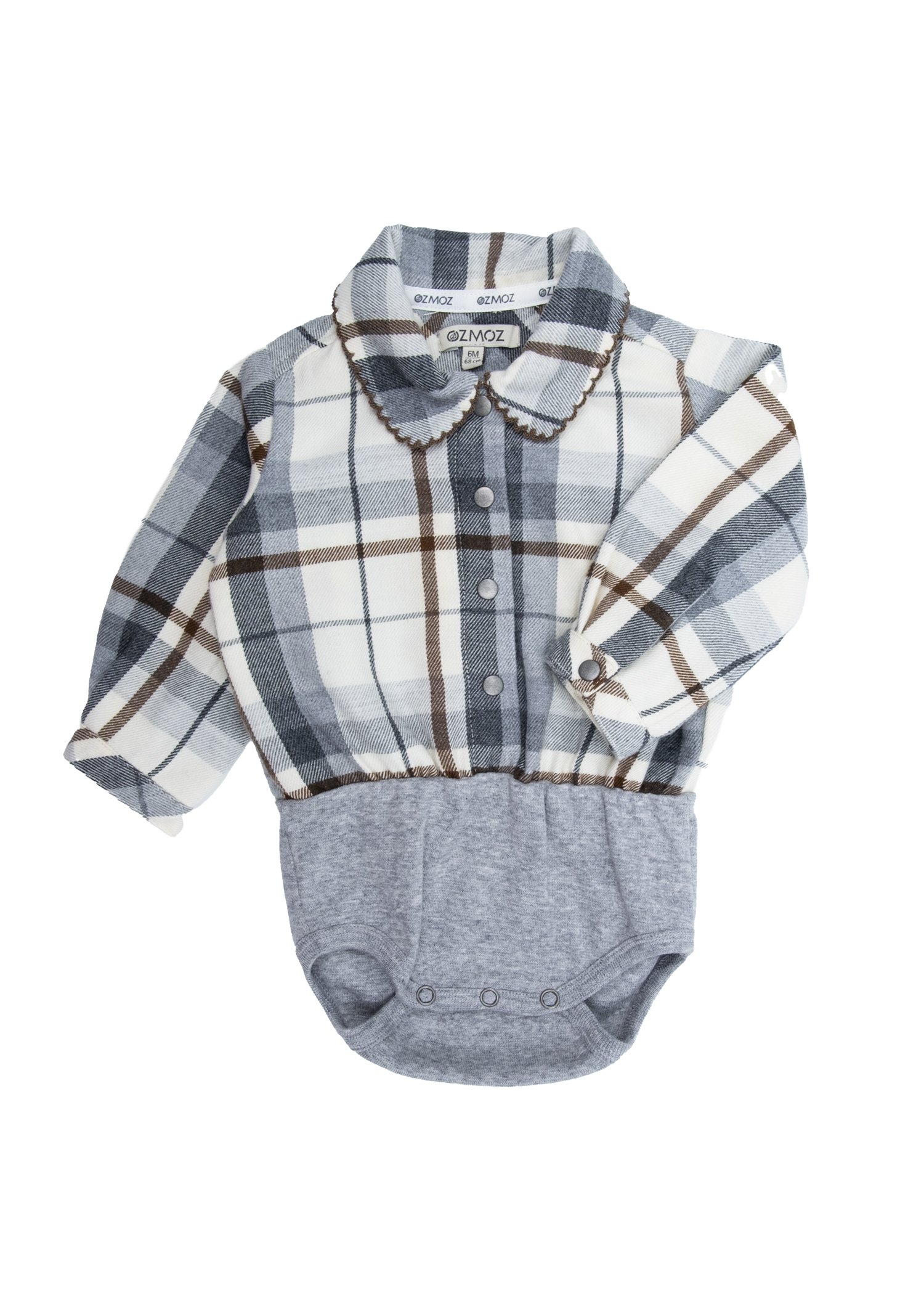 Plaid Classic Shirt Winter Baby Girl Body