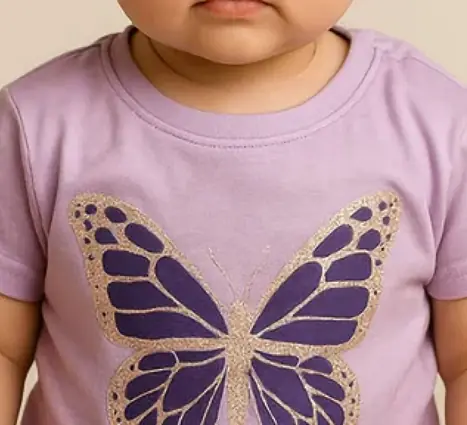 Şirin, parlak bir kelebek baskısı. Peki bebeğiniz için ne riskler taşıyor? Biraz seçici olmak ileride pek çok sorunu önleyebilir.