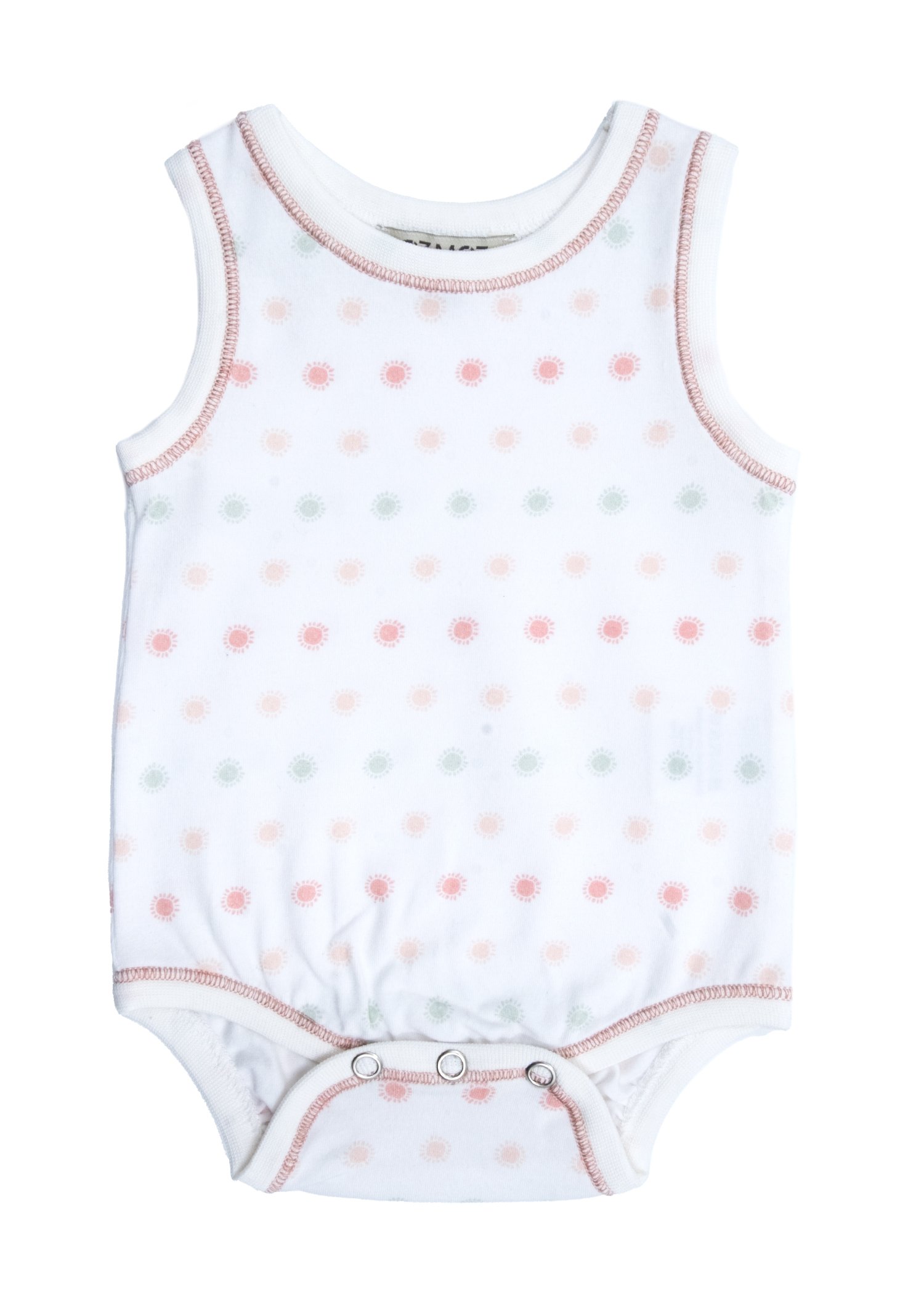 Organic Baby Girl Sleeveless Bodysuits (3-Pack, Assorted Prints)