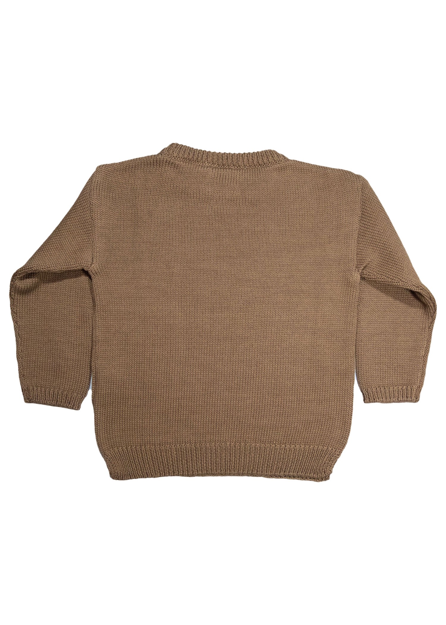 Organic Cotton Winter Brown Unisex Little Kids Knitwear Sweater