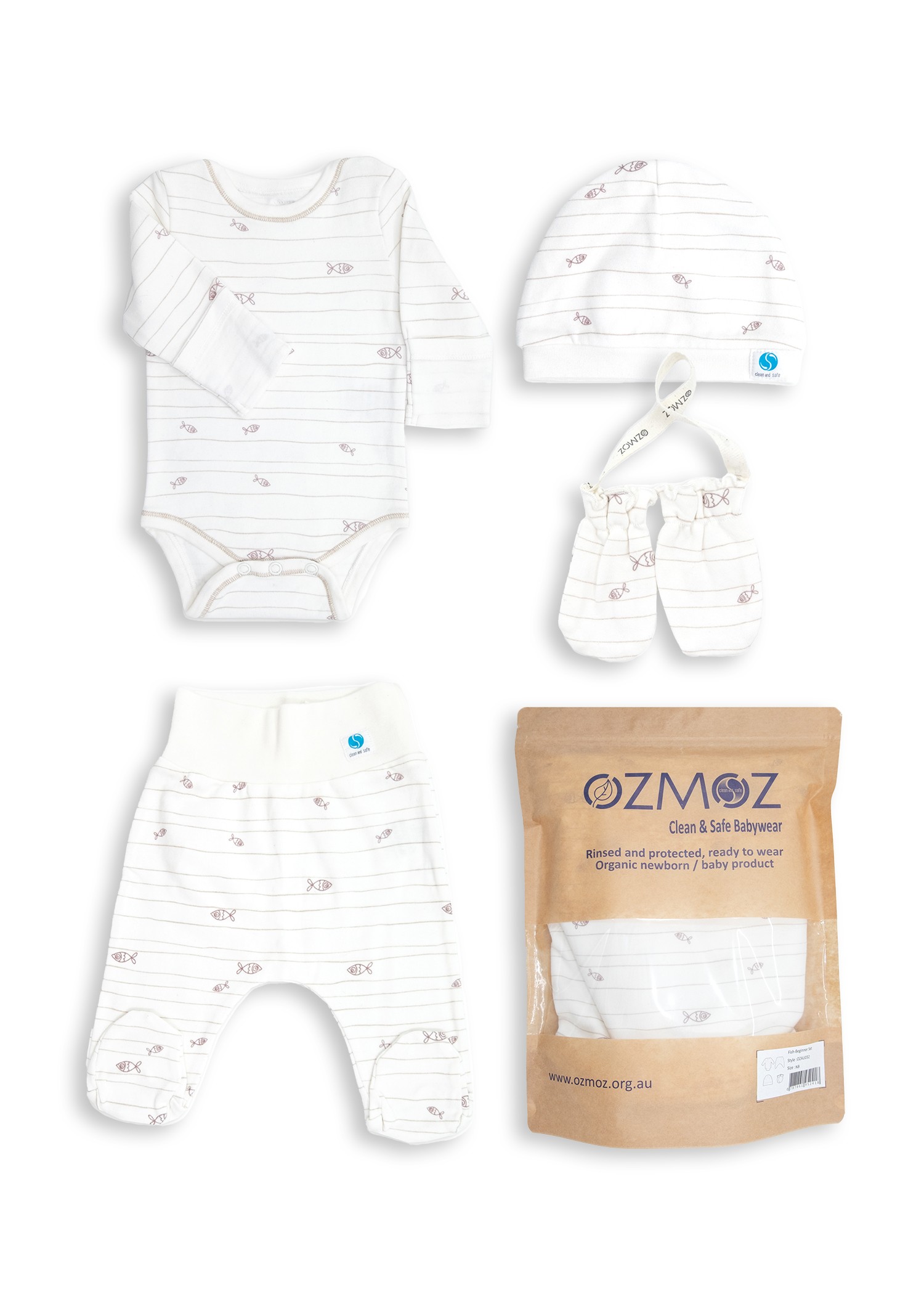 Clean and Safe Sterile Ready-to-Wear Organic Hospital Outlet Set-4 Pieces