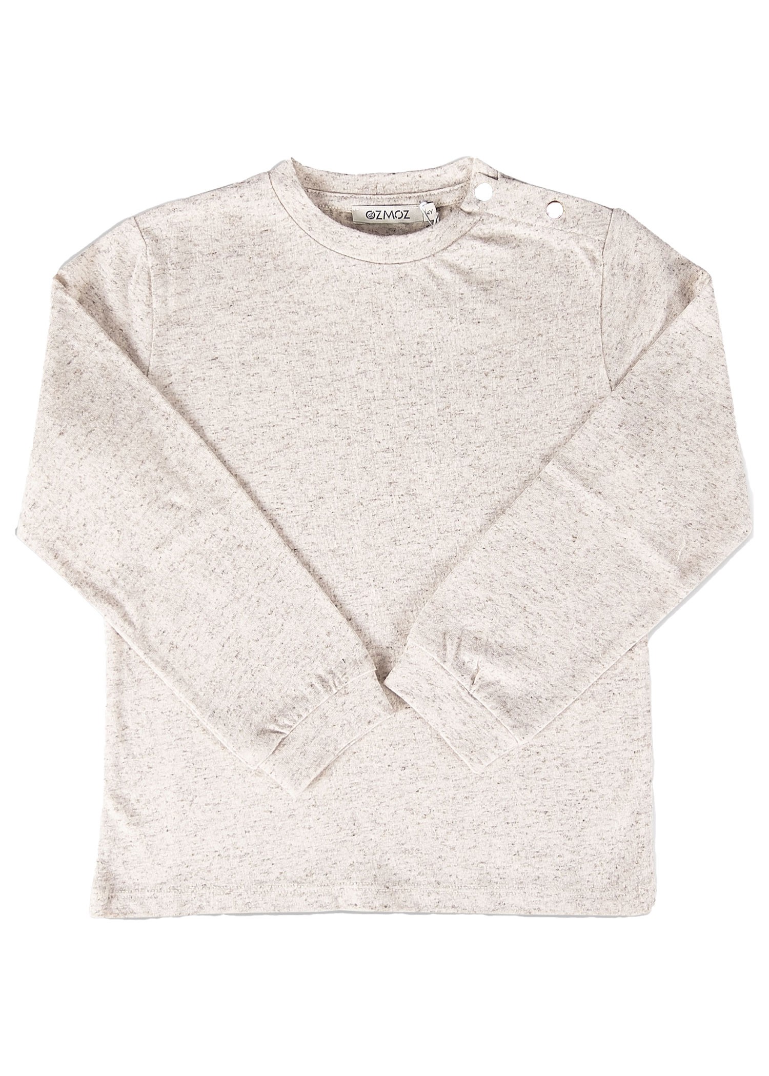 Cotton & Wool & Hemp Ecru Long Sleeve Winter Baby Boy Sweatshirt