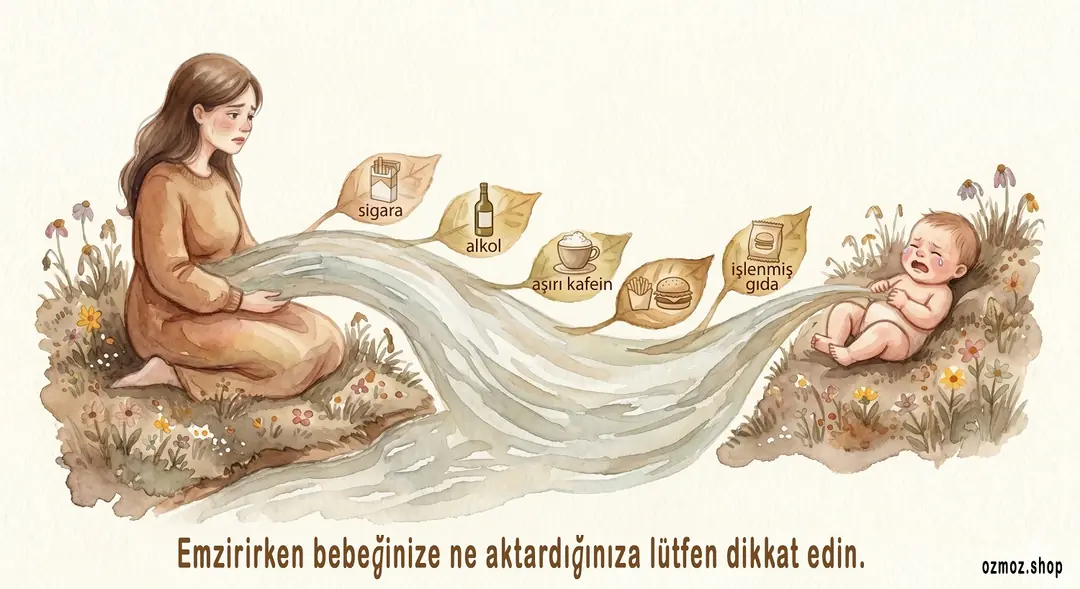 Zararlı alışkanlıklar, mutlaka bebeğinize etki edecektir. Lütfen onu düşünün.