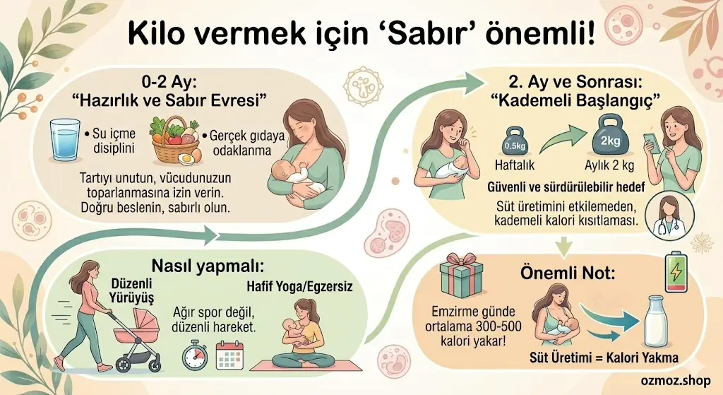 Kilo vereceksiniz tabii ki. Ama sabırla ve dikkatli bir planla.