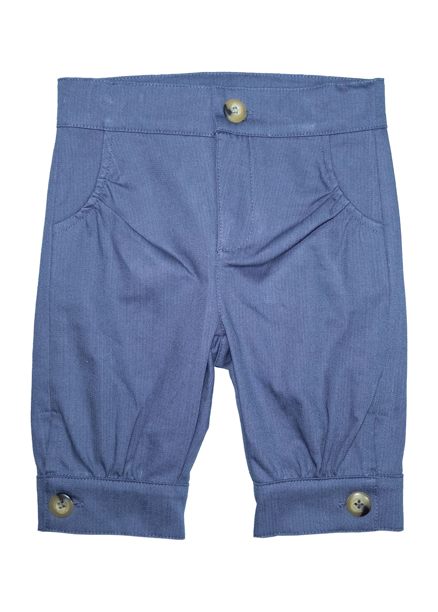 Cotton Blue Spring Baby Girl Pants