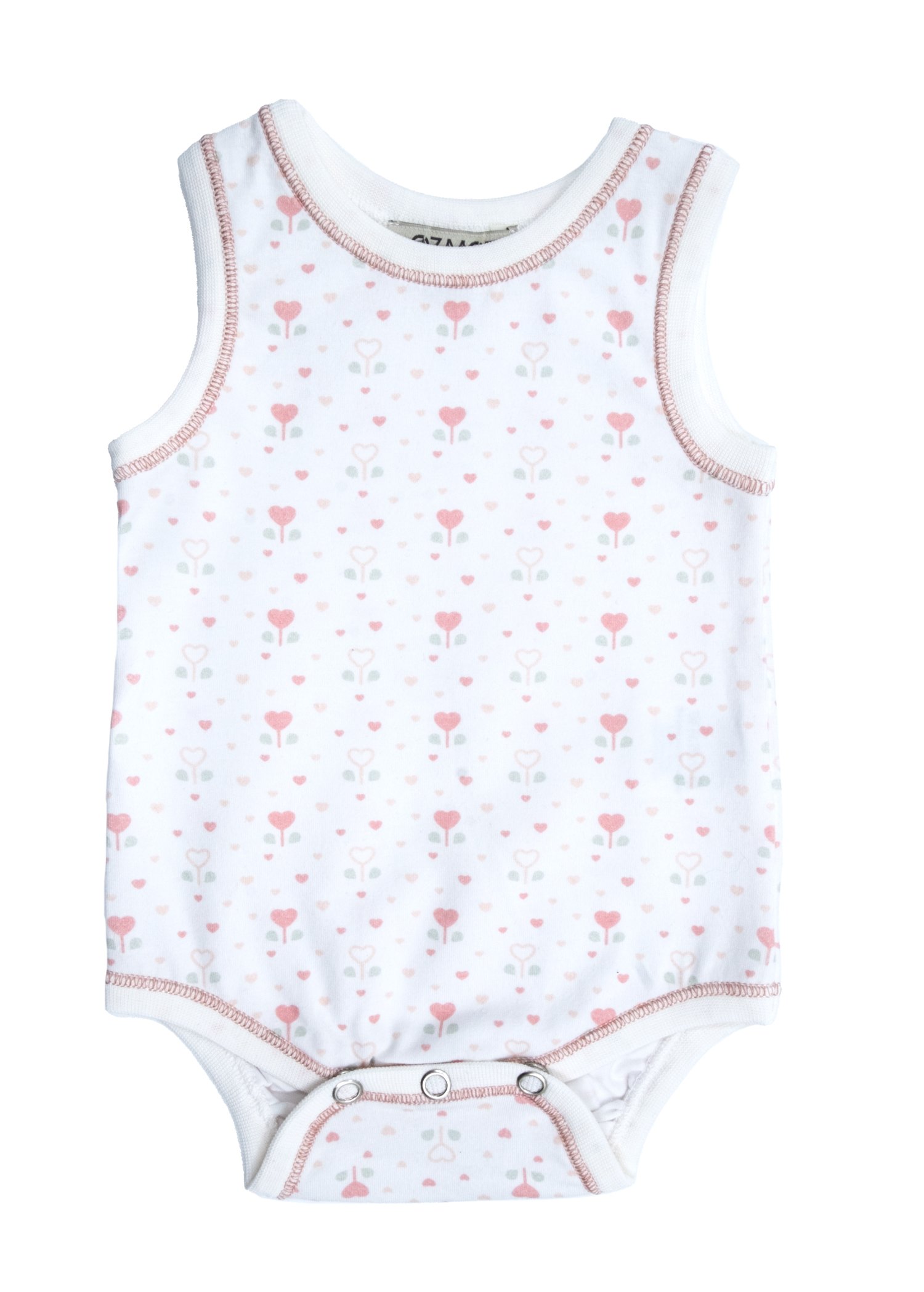 Organic Baby Girl Sleeveless Bodysuits (3-Pack, Assorted Prints)