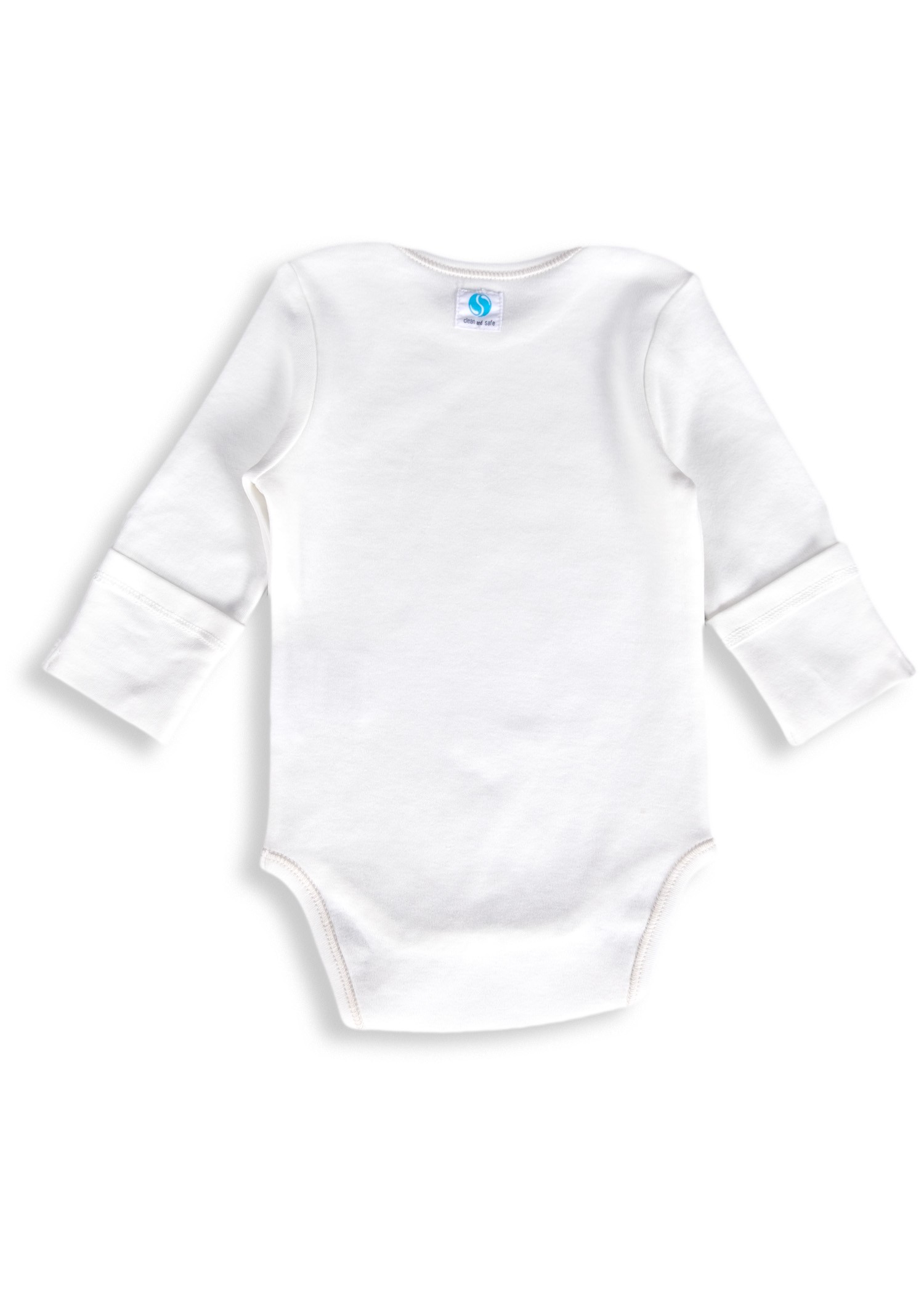 Clean and Safe Steril Giyilmeye Hazır Organik Unisex Bebek Body-Zebra