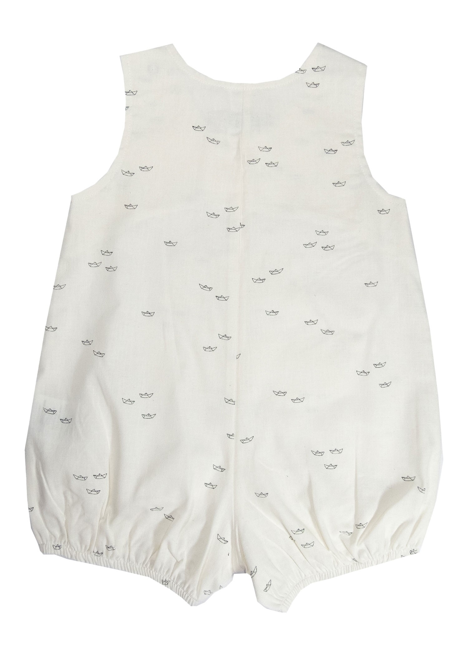 Organic Cotton Linen Straps Summer Unisex Baby Shorts Jumpsuit